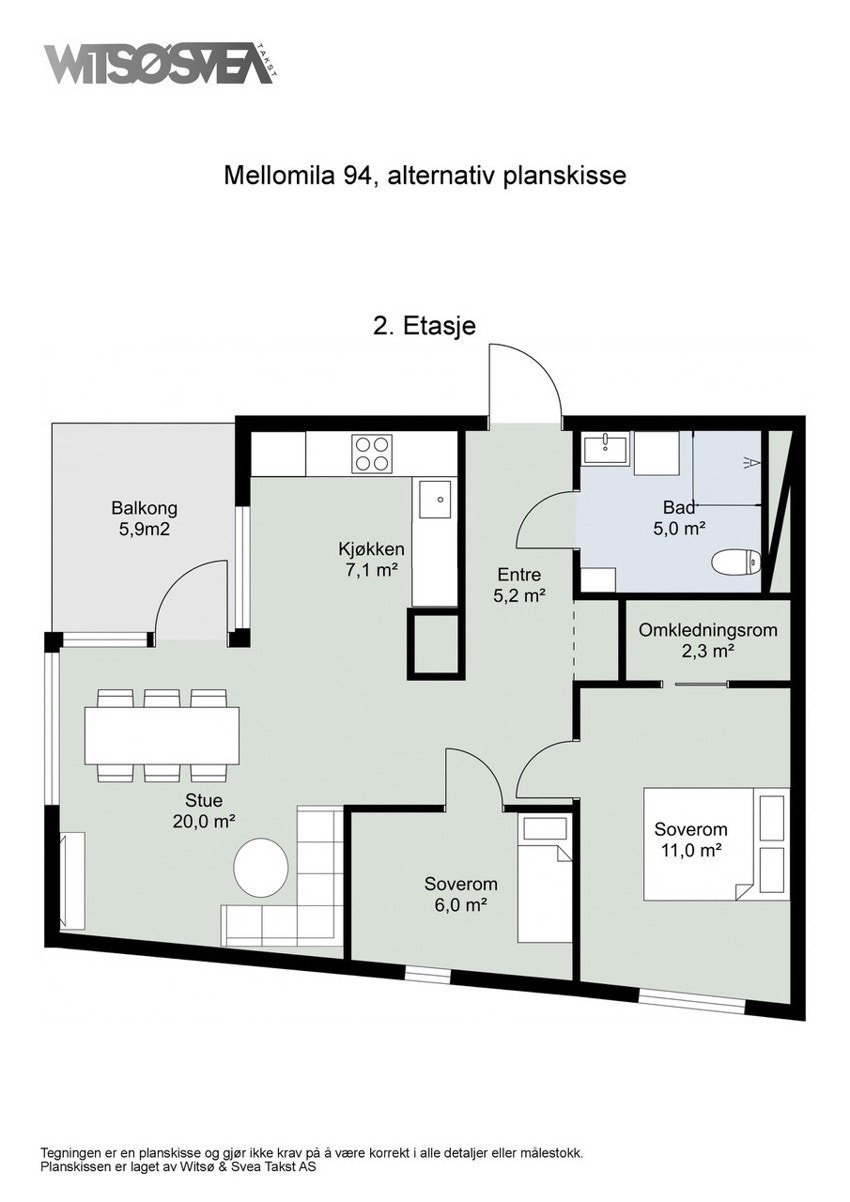 Alternativ planskisse Galleribilde