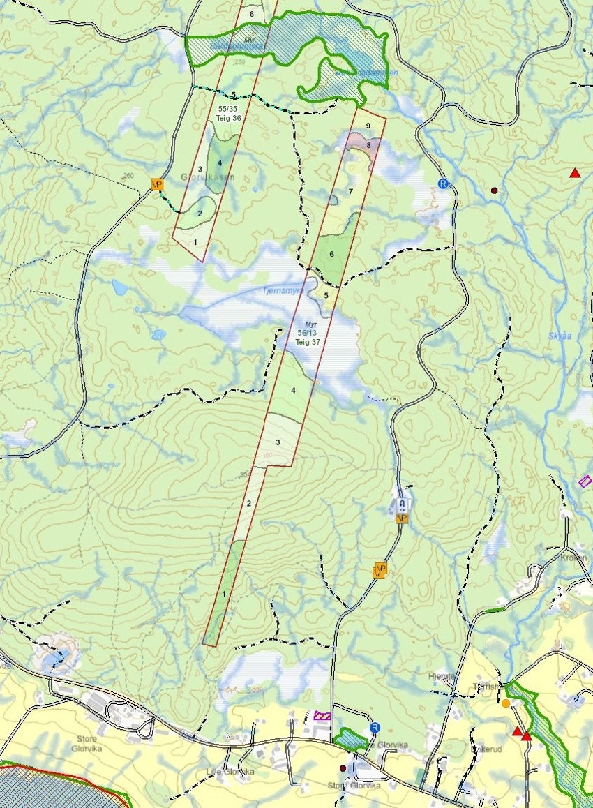 Kart teig 37, 56-13 Galleribilde