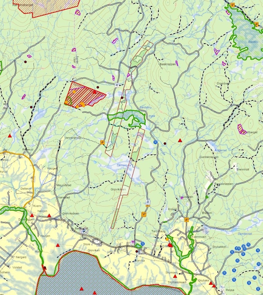 Oversiktskart Galleribilde