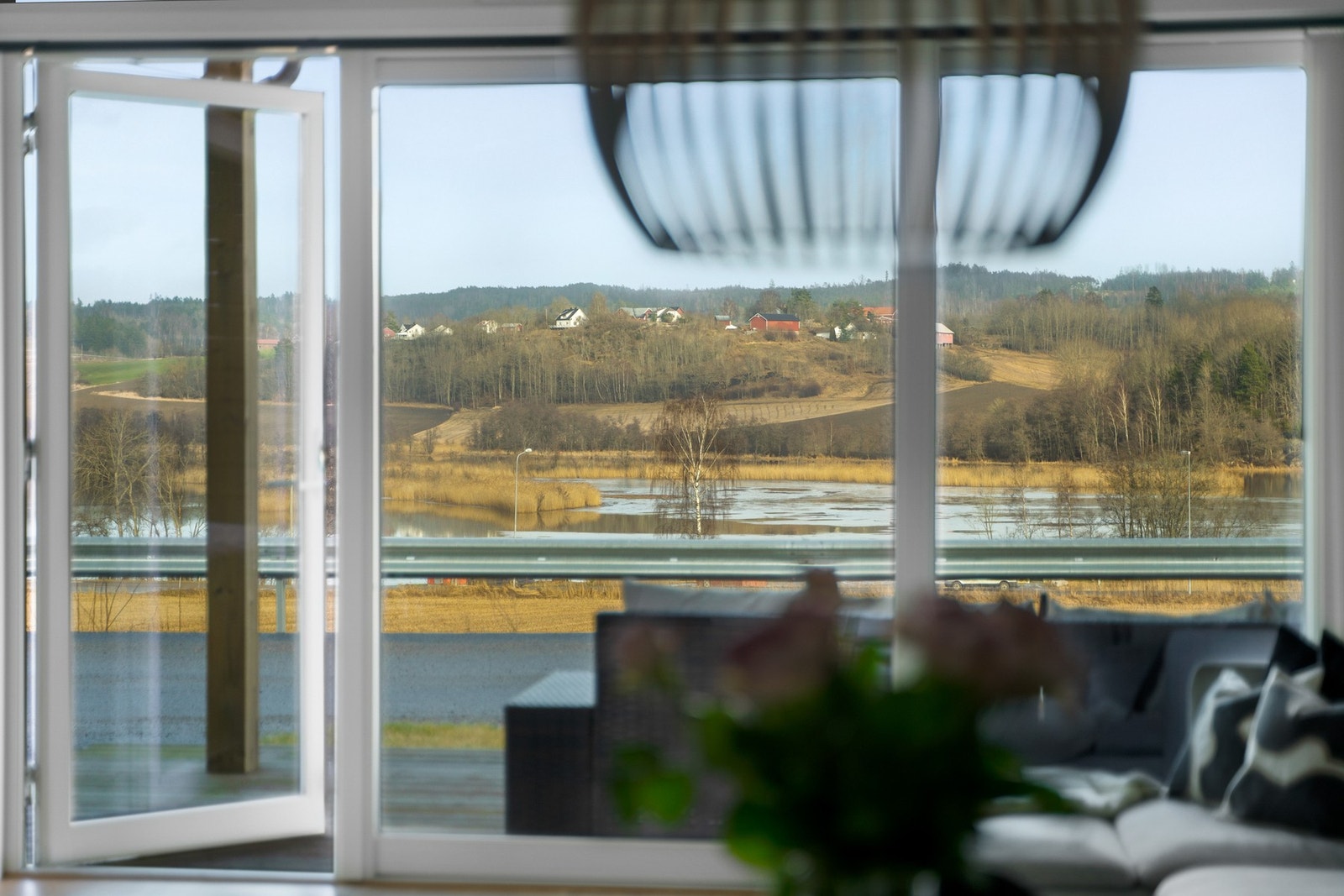Nyt utsikten under matlaging Galleribilde