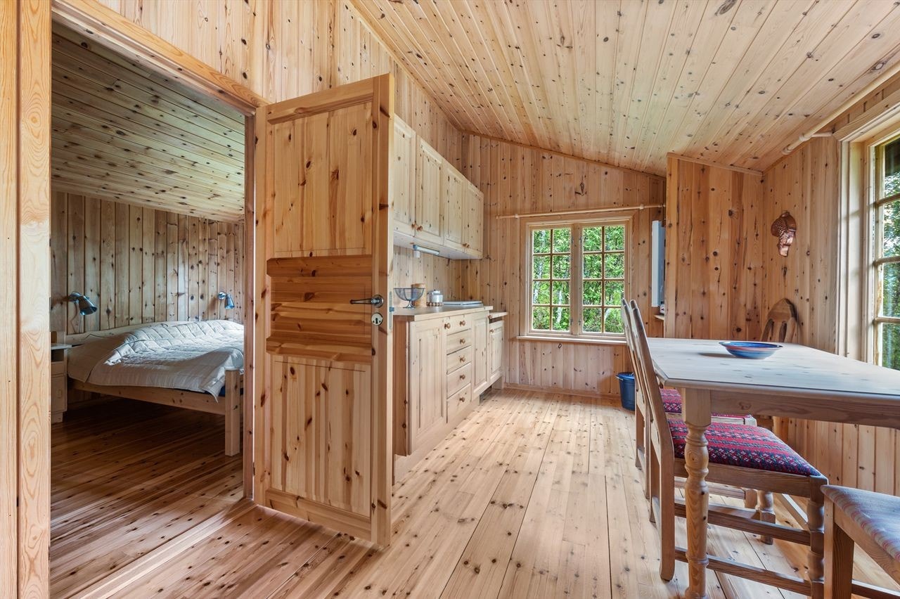 Adkomst fra kjøkken til hovedsoverommet. Galleribilde