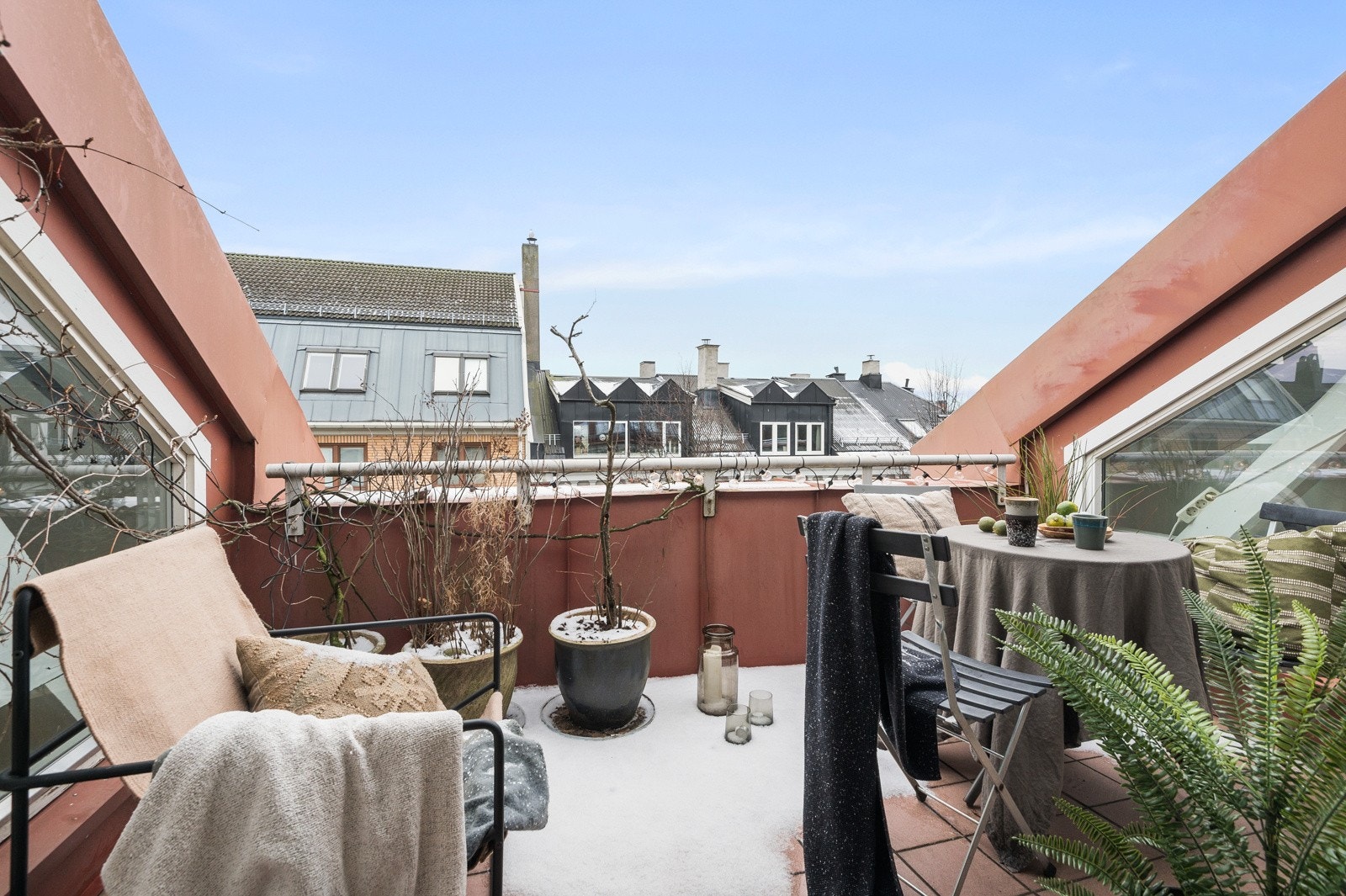- 6,5 m² privat, sørvestvendt takterrasse - Galleribilde