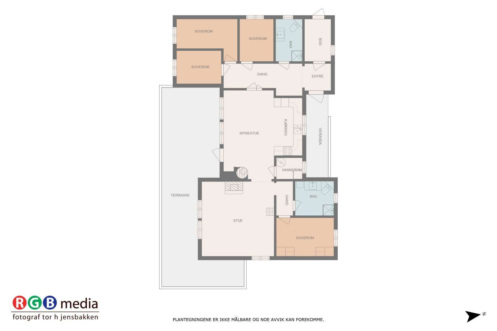 Plantegning Galleribilde