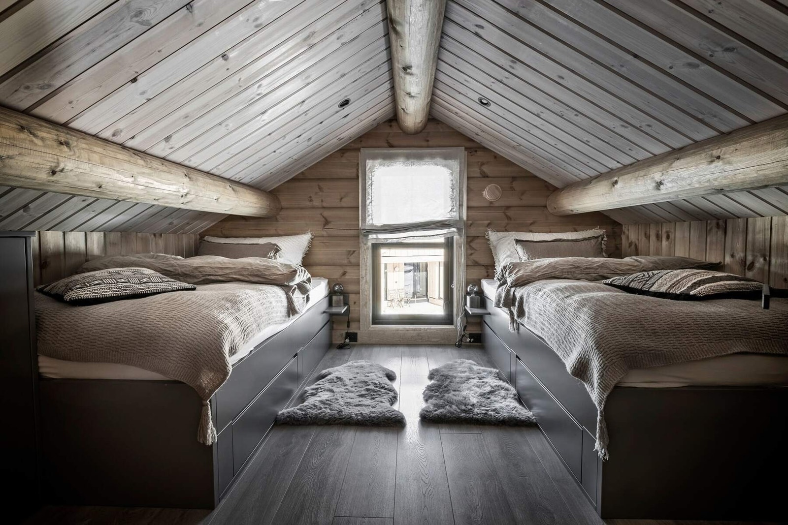 Foto fra hems i en av våre hyttemodeller Galleribilde