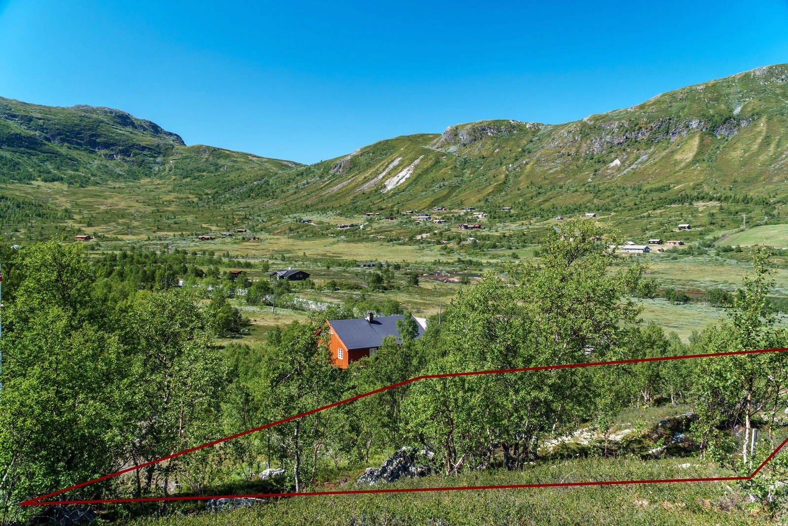 Beliggenheten til tomten. Galleribilde