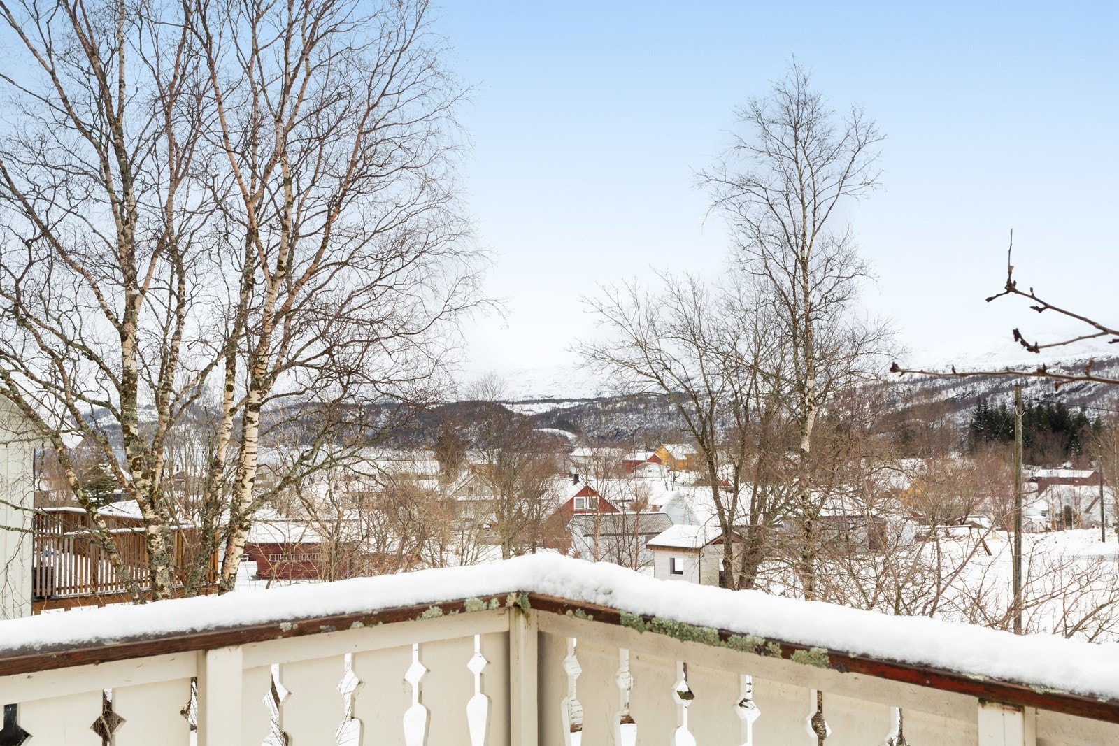 Utsikt fra terrasse Galleribilde