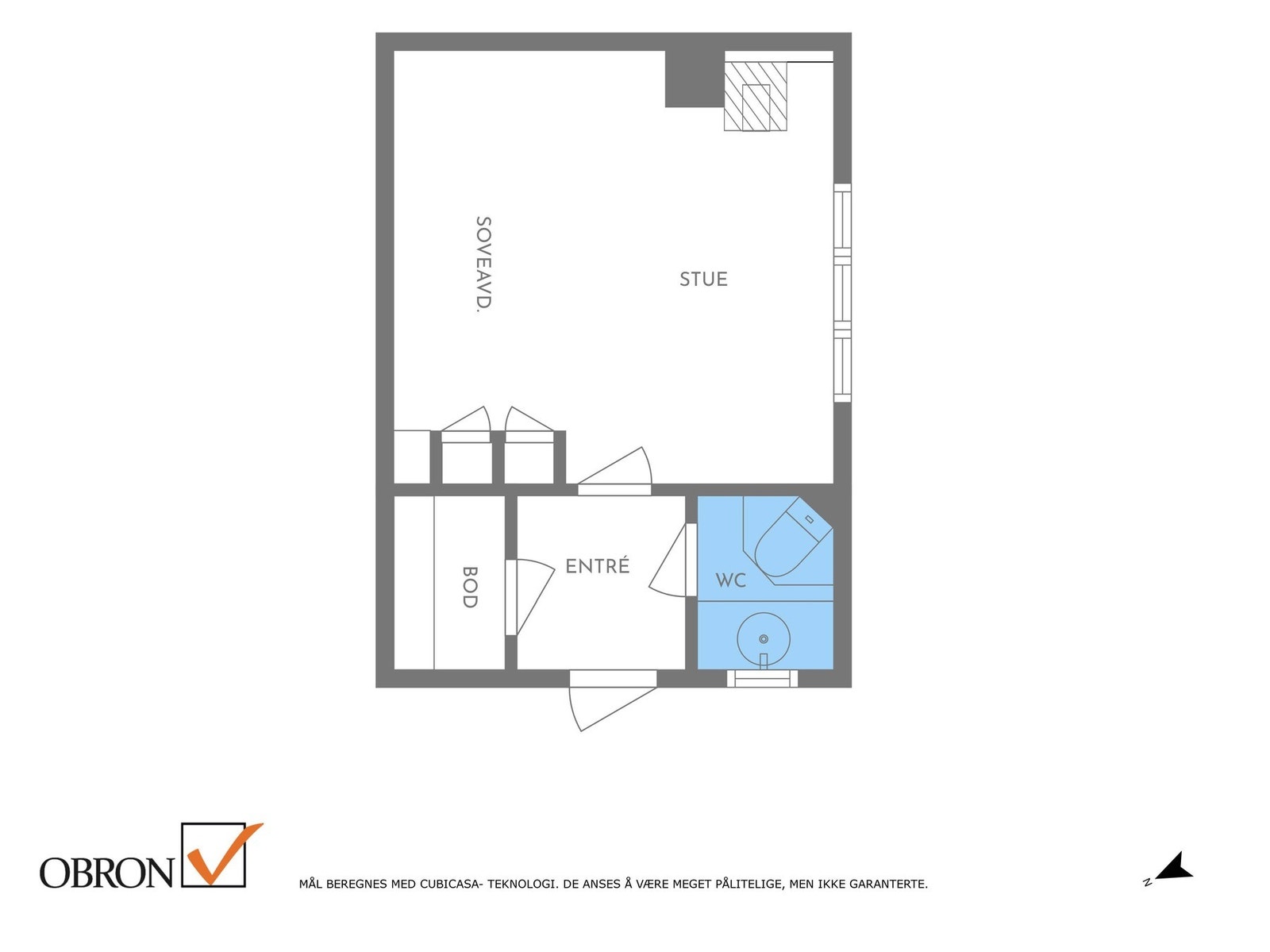 Planløsning anneks Galleribilde