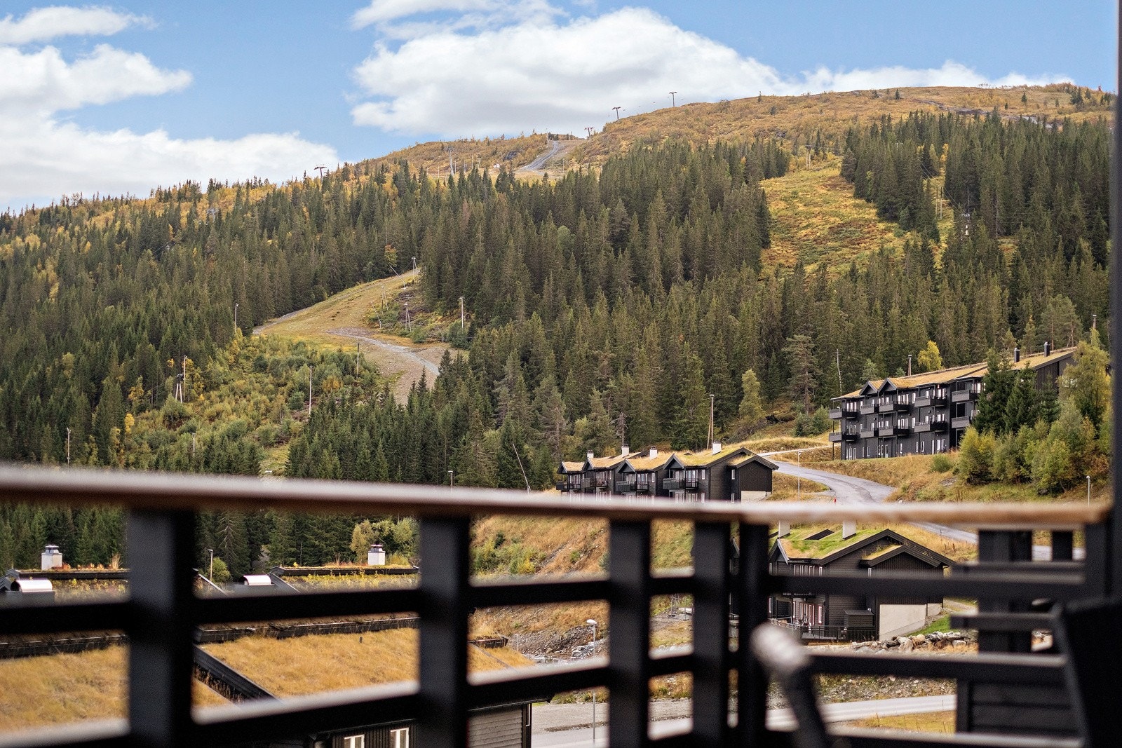 Utsikt fra altanen Galleribilde