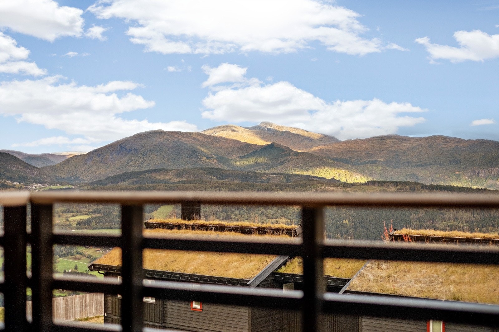 Nydelig utsikt fra altanen Galleribilde