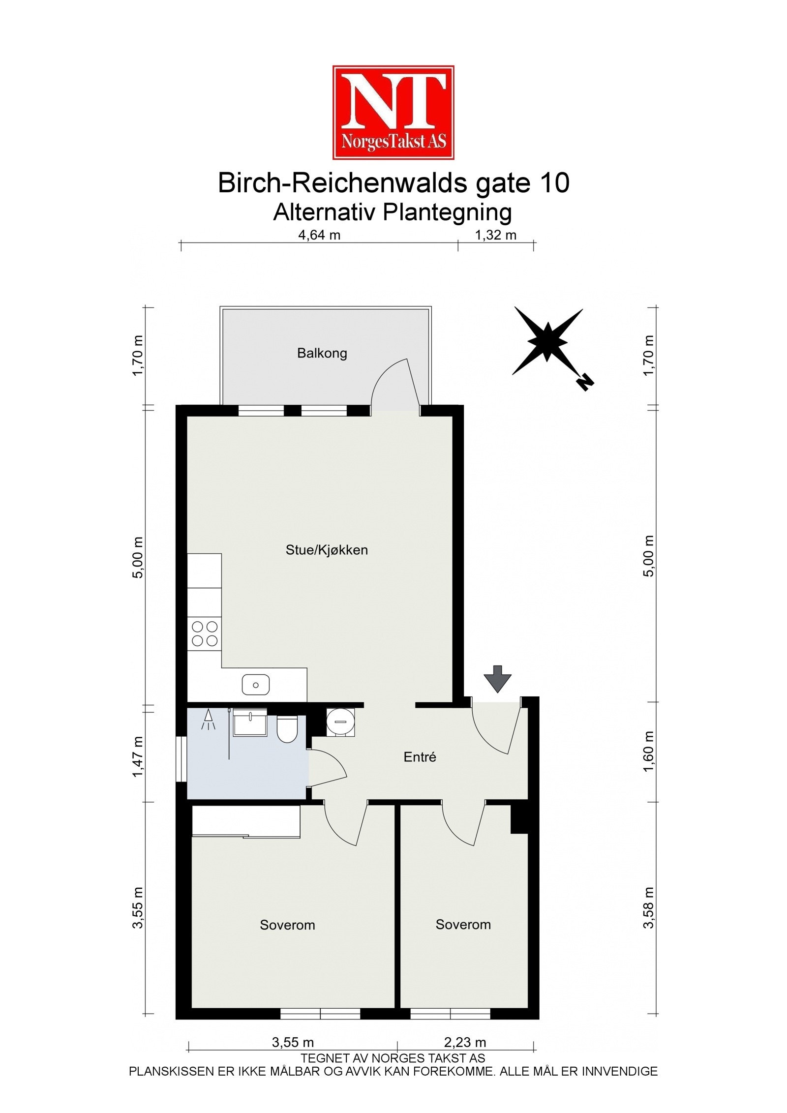 Alternativ planløsning Galleribilde