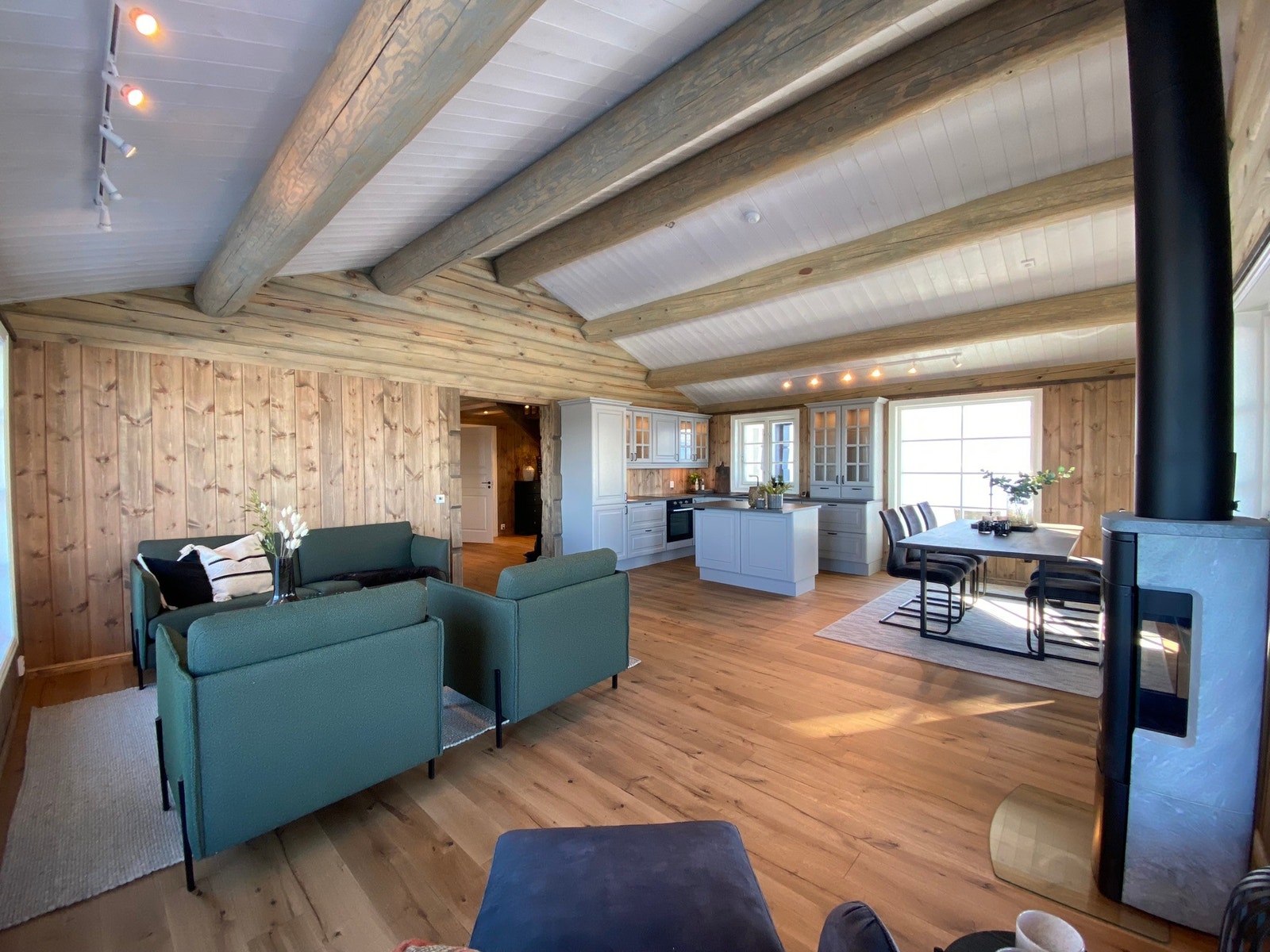 Stua sett fra godstolen Galleribilde