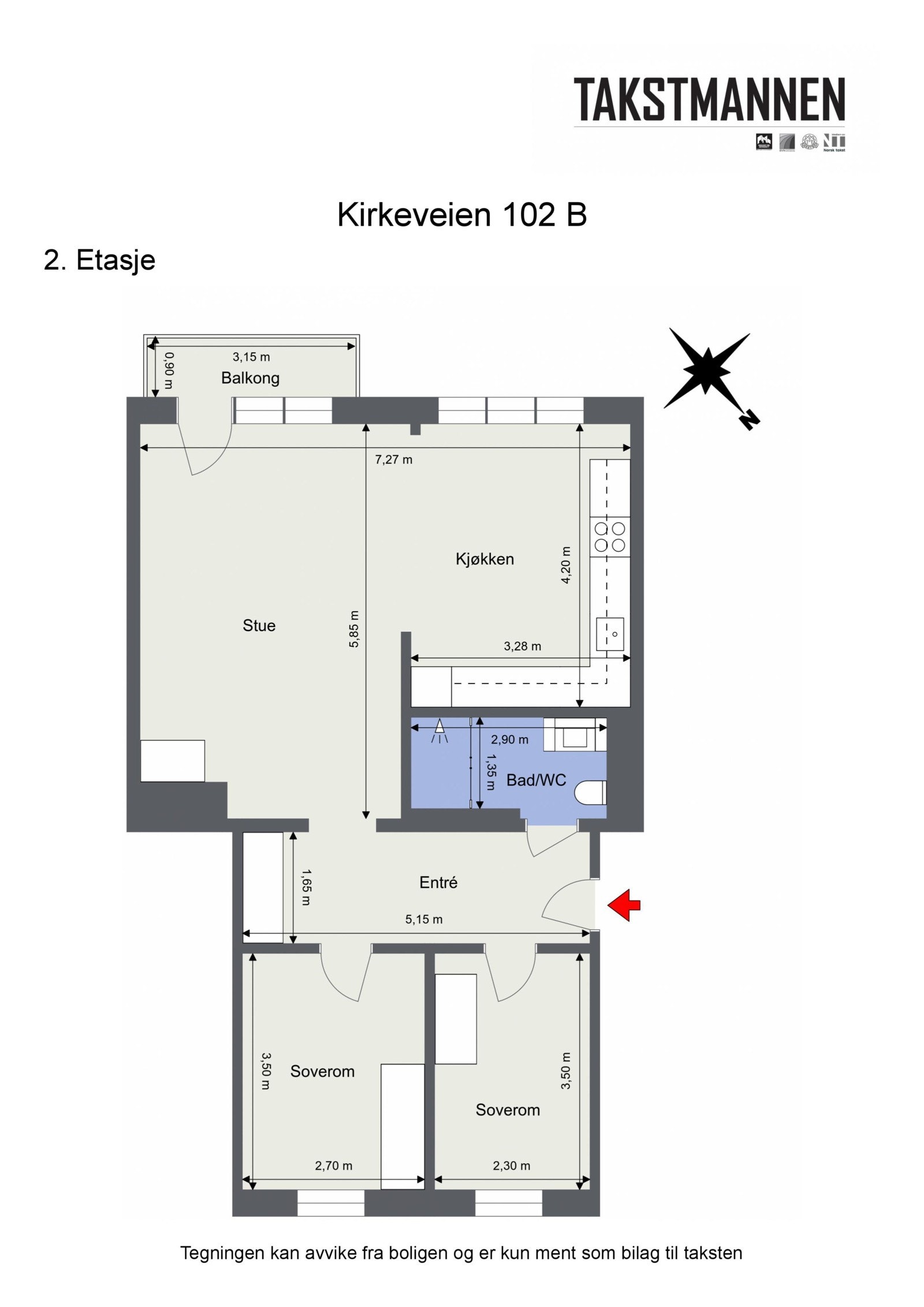 Plantegning Galleribilde