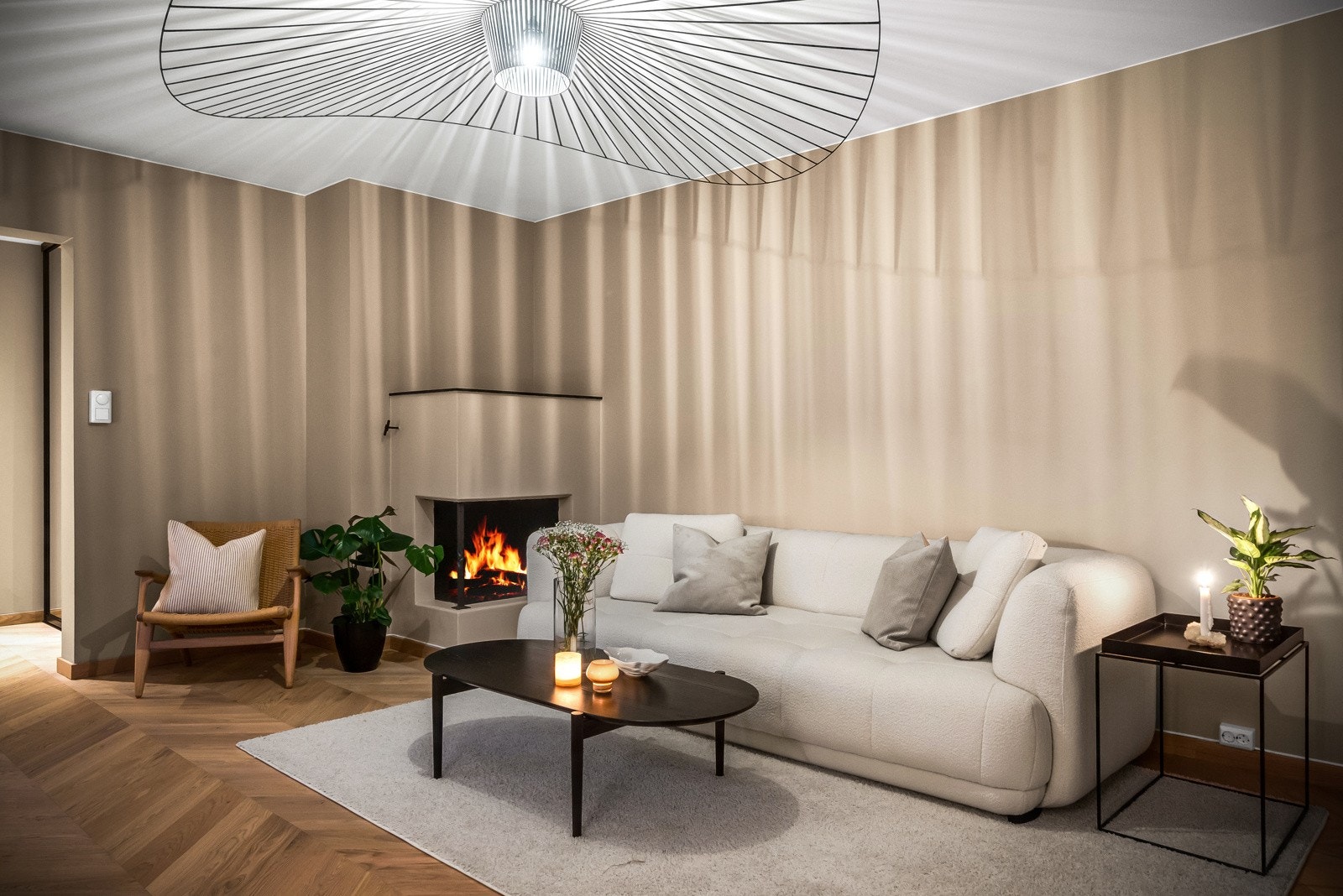 Fin peis som varmer godt på kalde vinterdager. Galleribilde