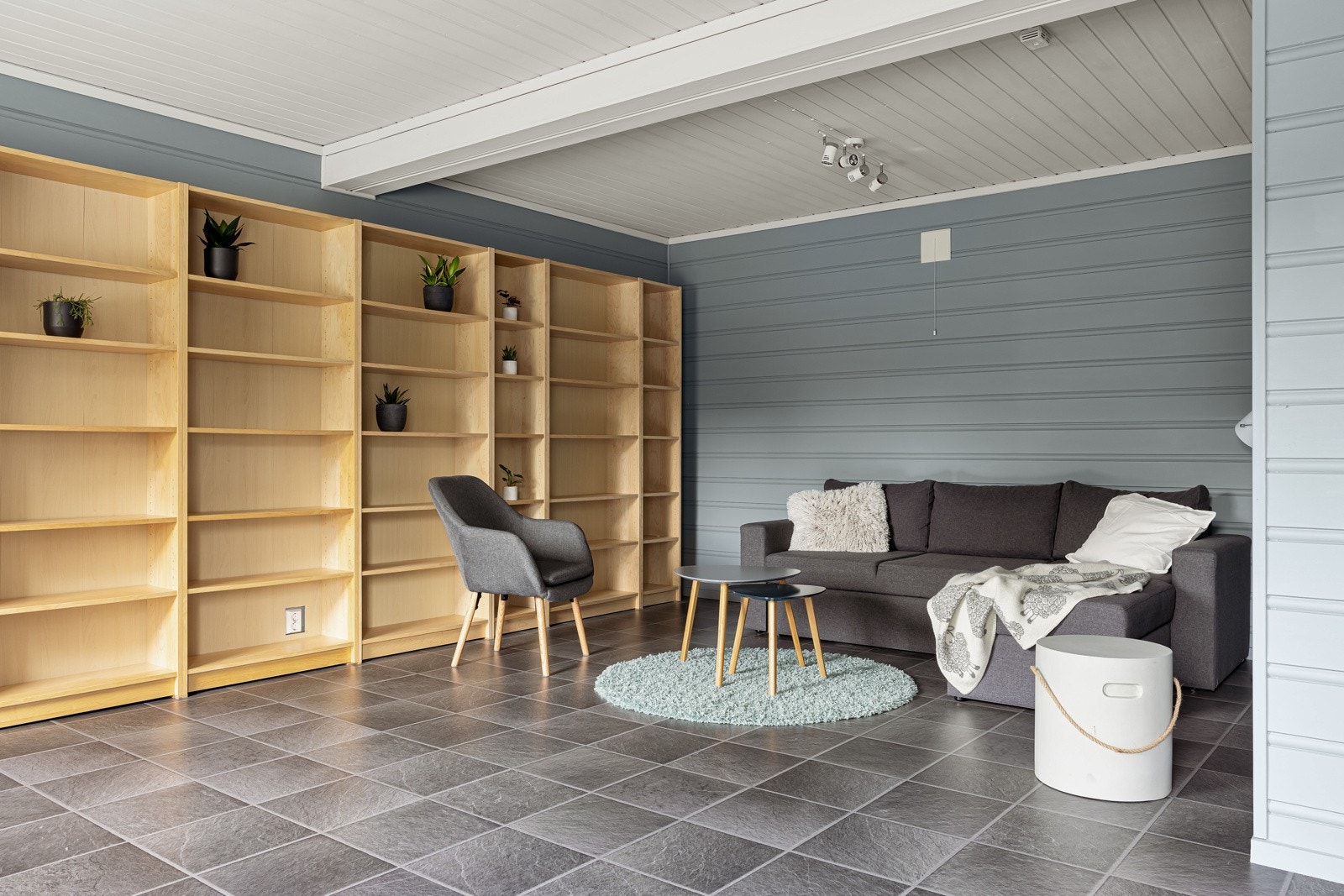 Kjellestuen måles til 29,7 kvm. Galleribilde