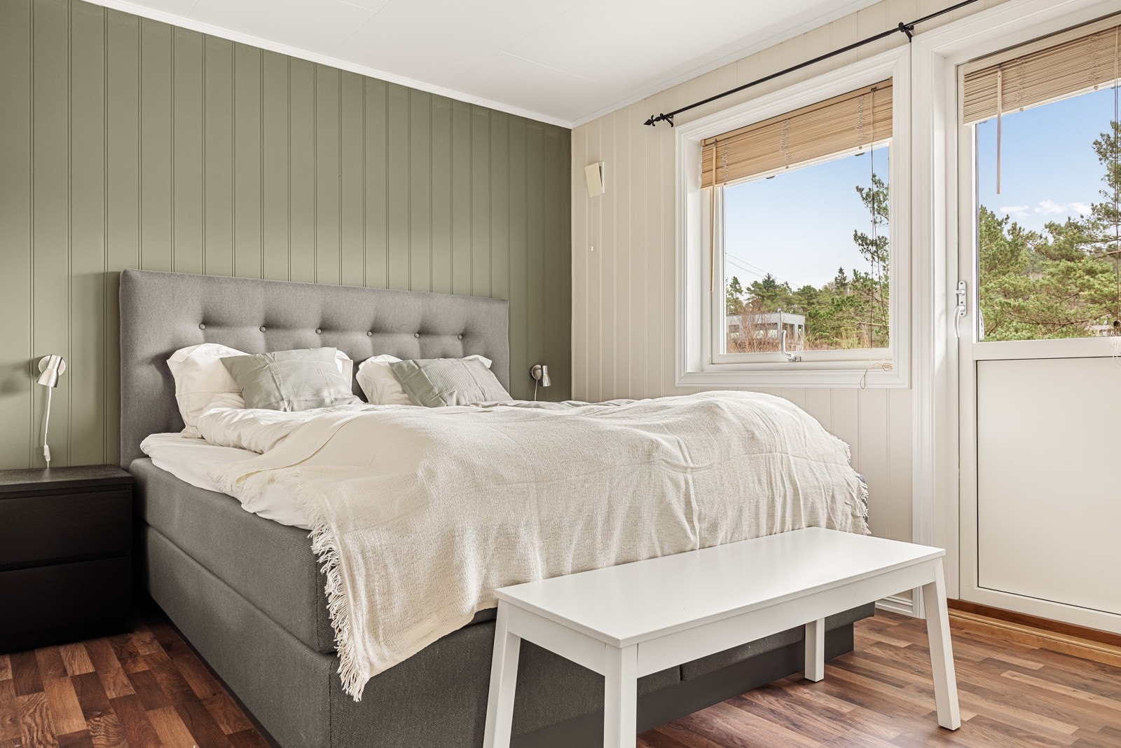 Boligens største soverom måles til 11,4 kvm. Galleribilde