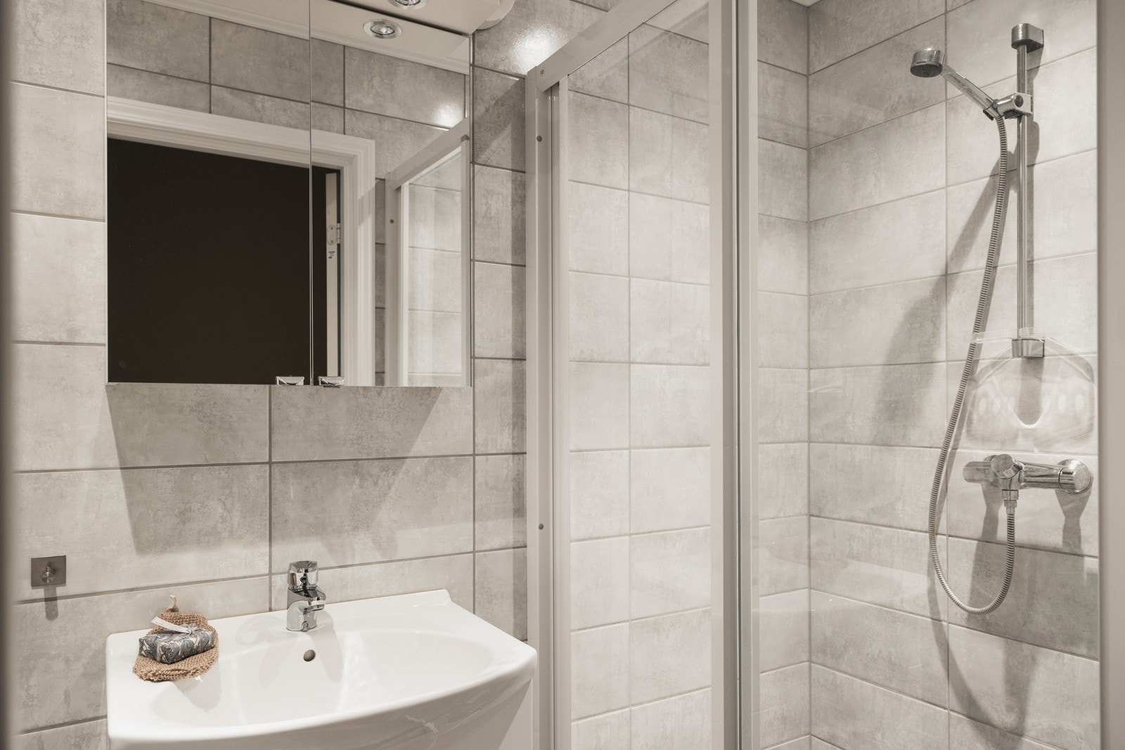 Badet i underetasjen ble bygget i 2012. Galleribilde