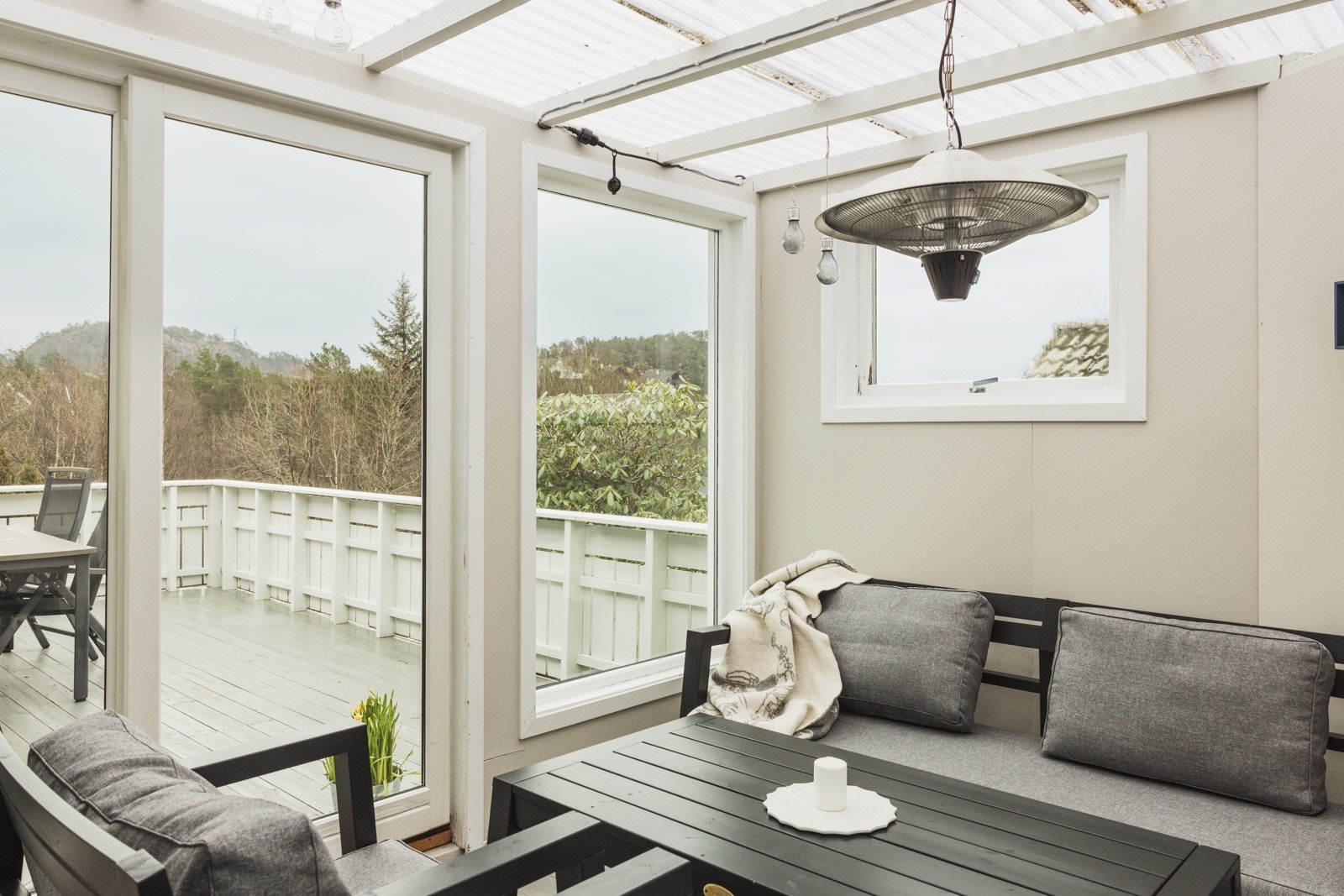 Her kan du nyte sene kvelder både på vinter- og sommerstid. Galleribilde