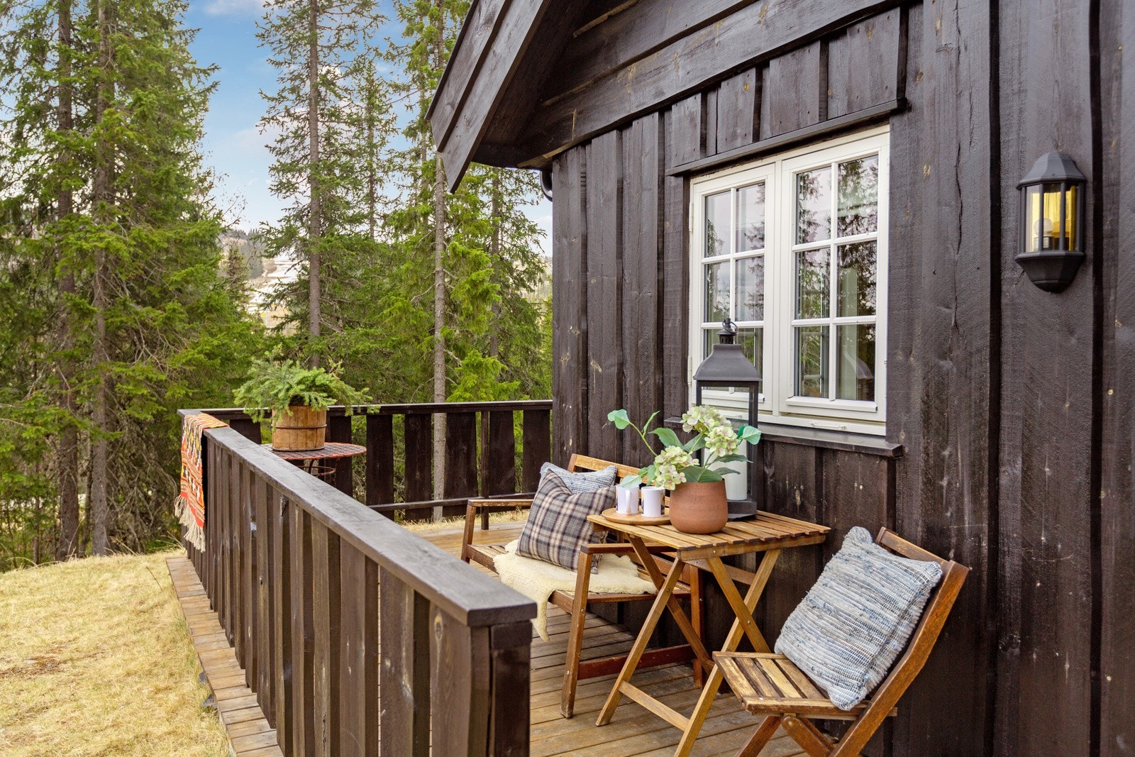 Fin plass å slappe av etter en lang dag utendørs. Galleribilde