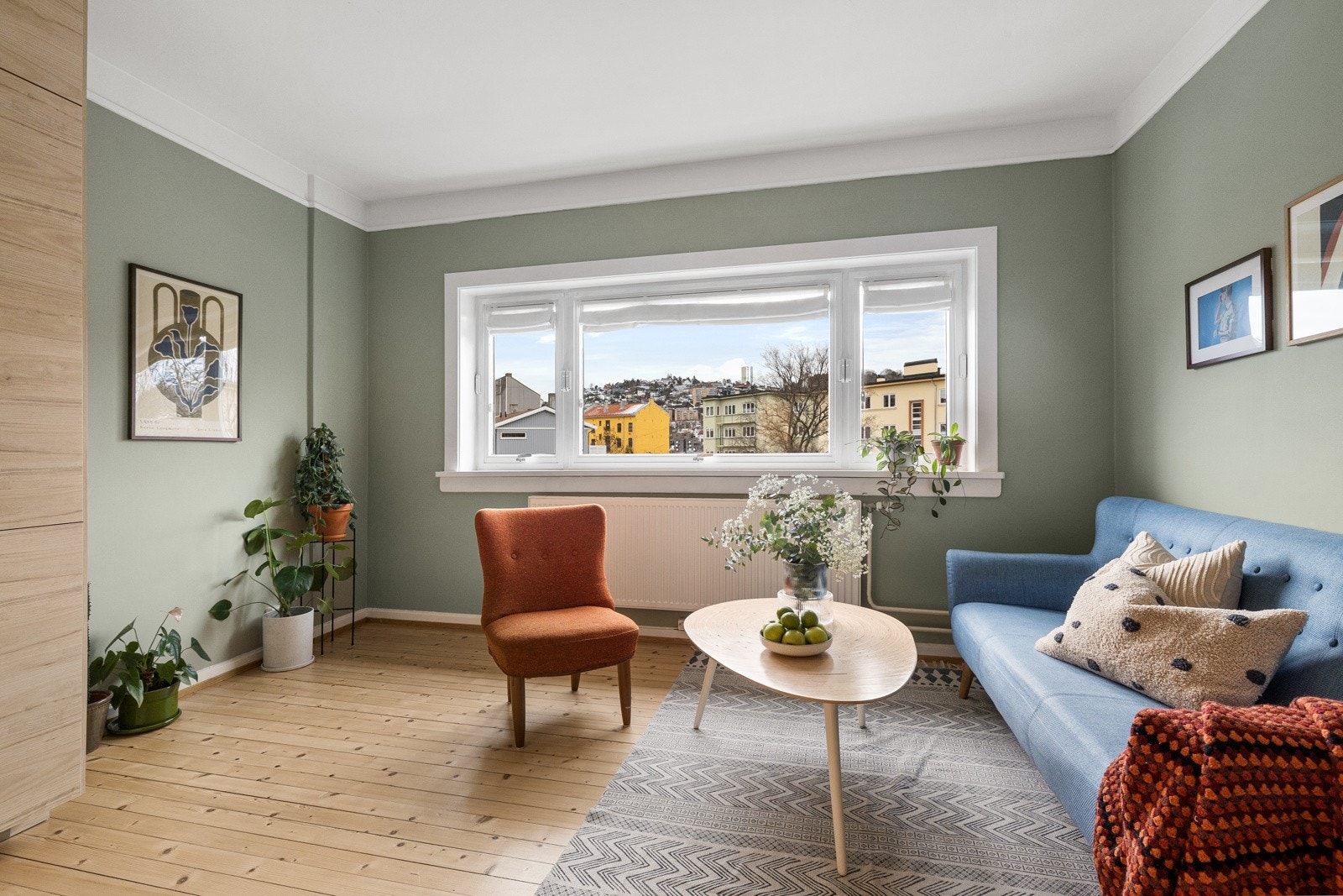 Tregulvet ble pusset og lakket i 2019. Galleribilde