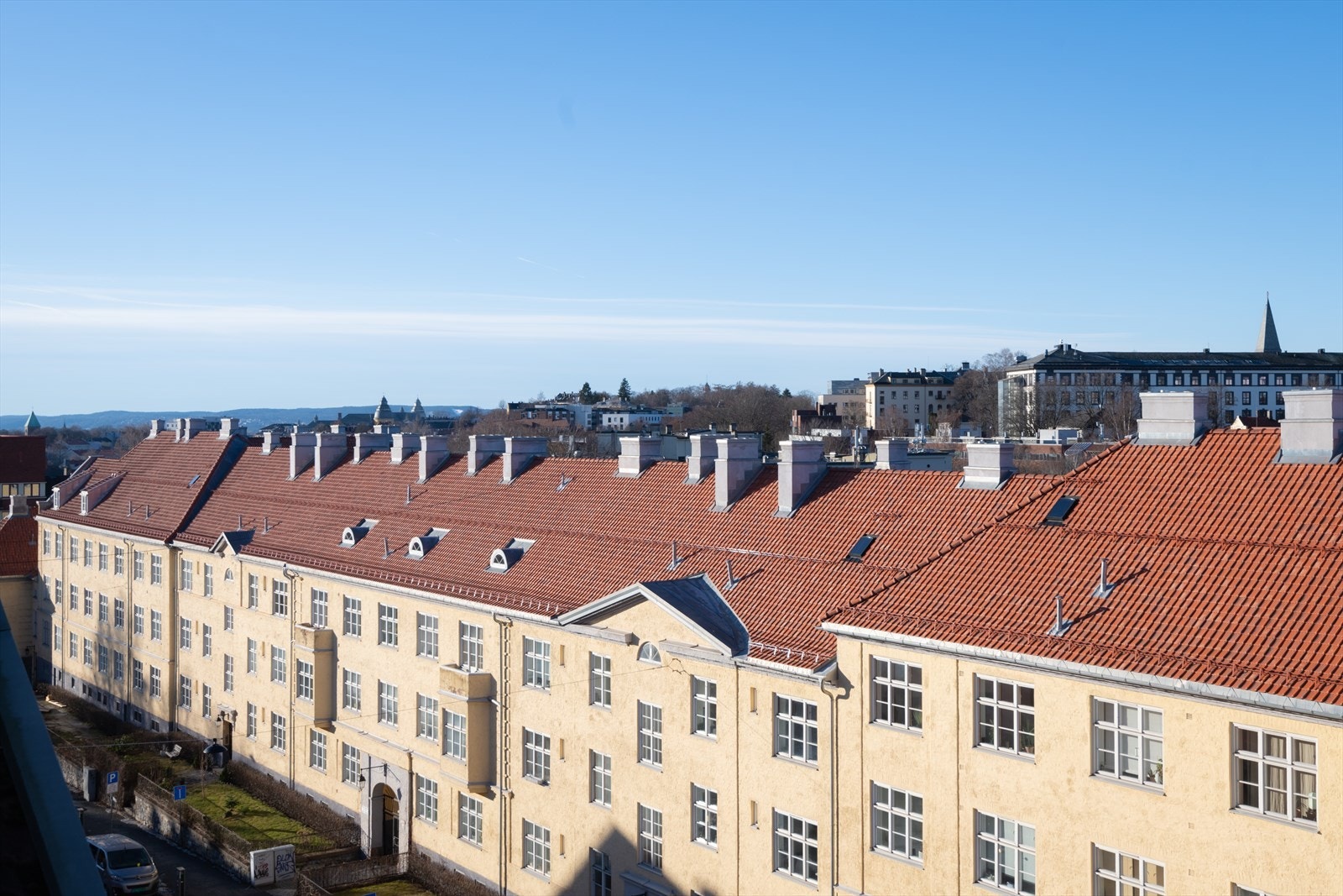 Fantastisk utsikt fra loftstuen Galleribilde