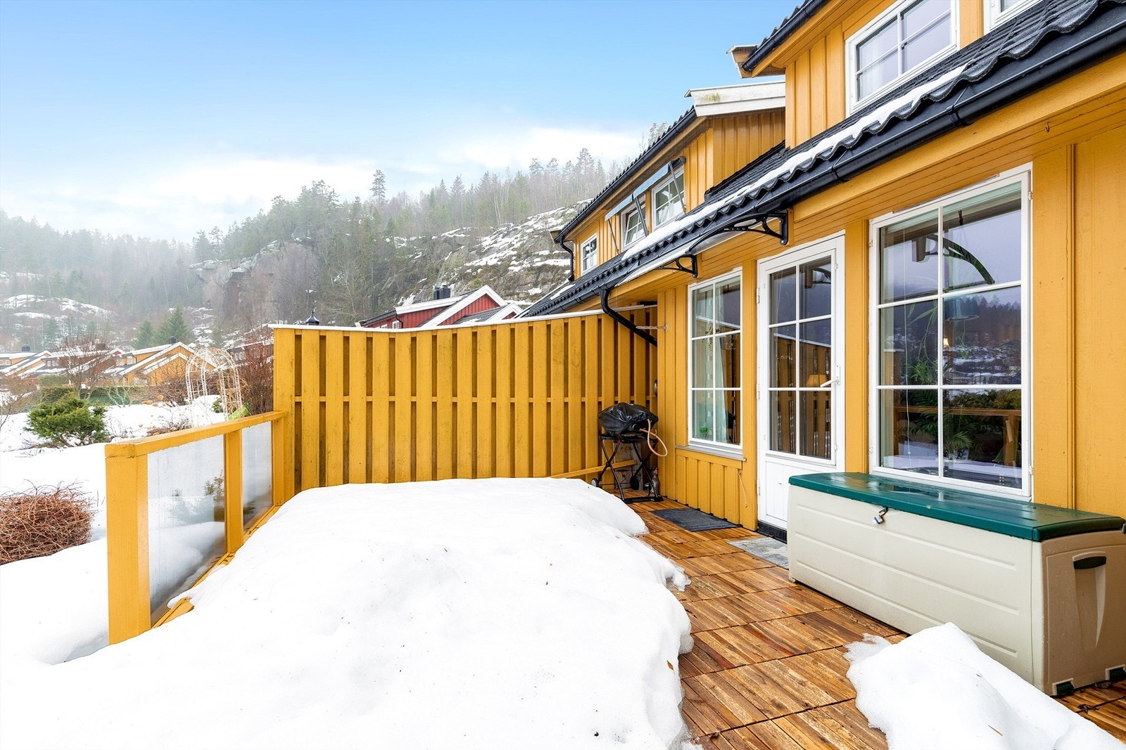 Østvendt markterrasse på ca. 30 kvm Galleribilde