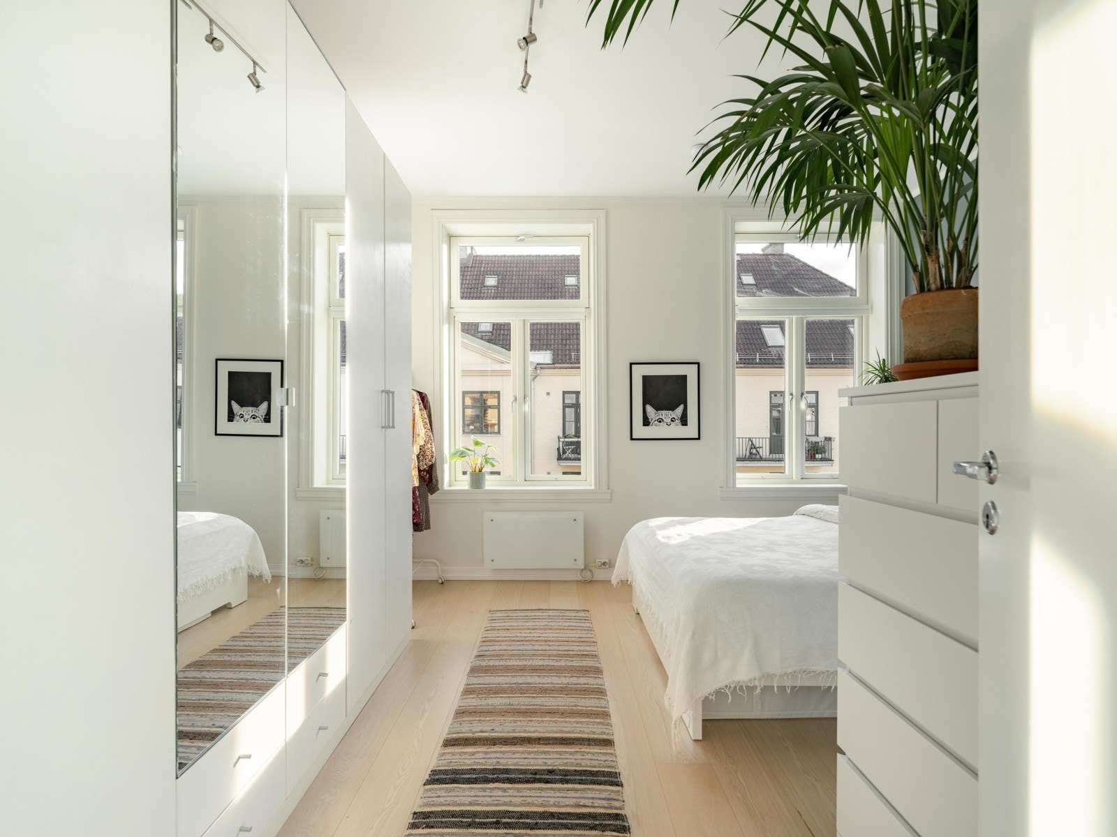Ikke minst her inne på soverommet - for et magisk lys! Galleribilde