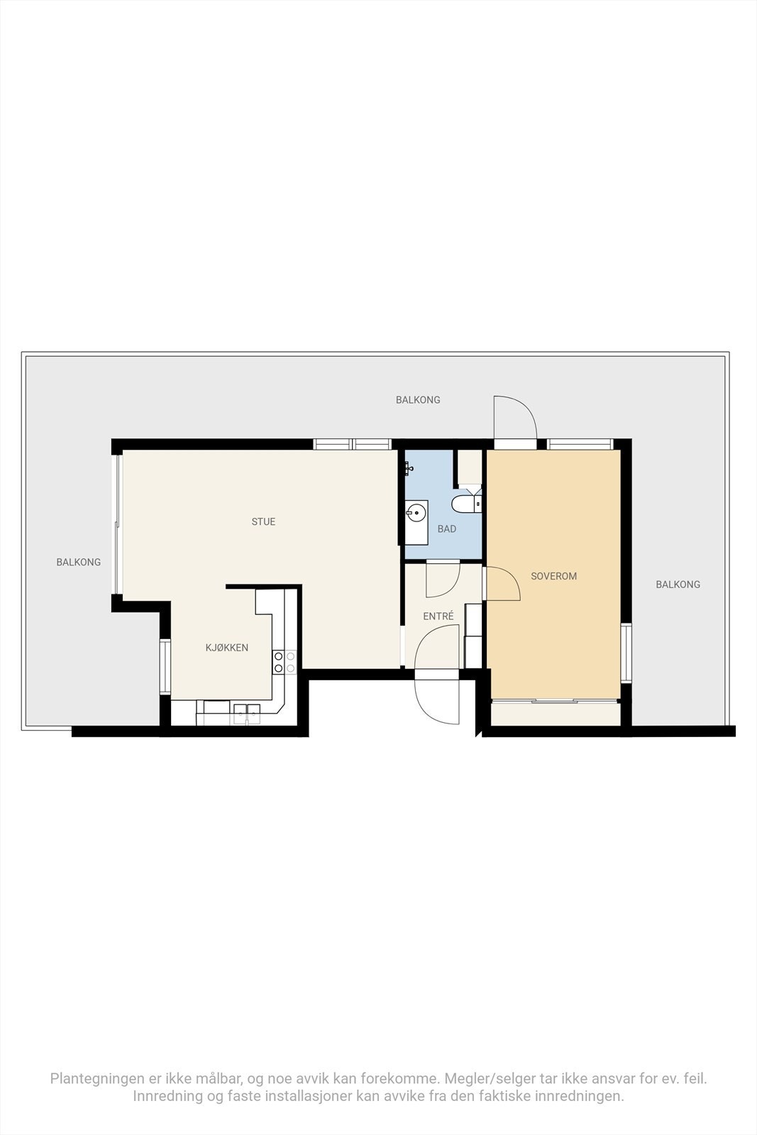 Plantegning Galleribilde