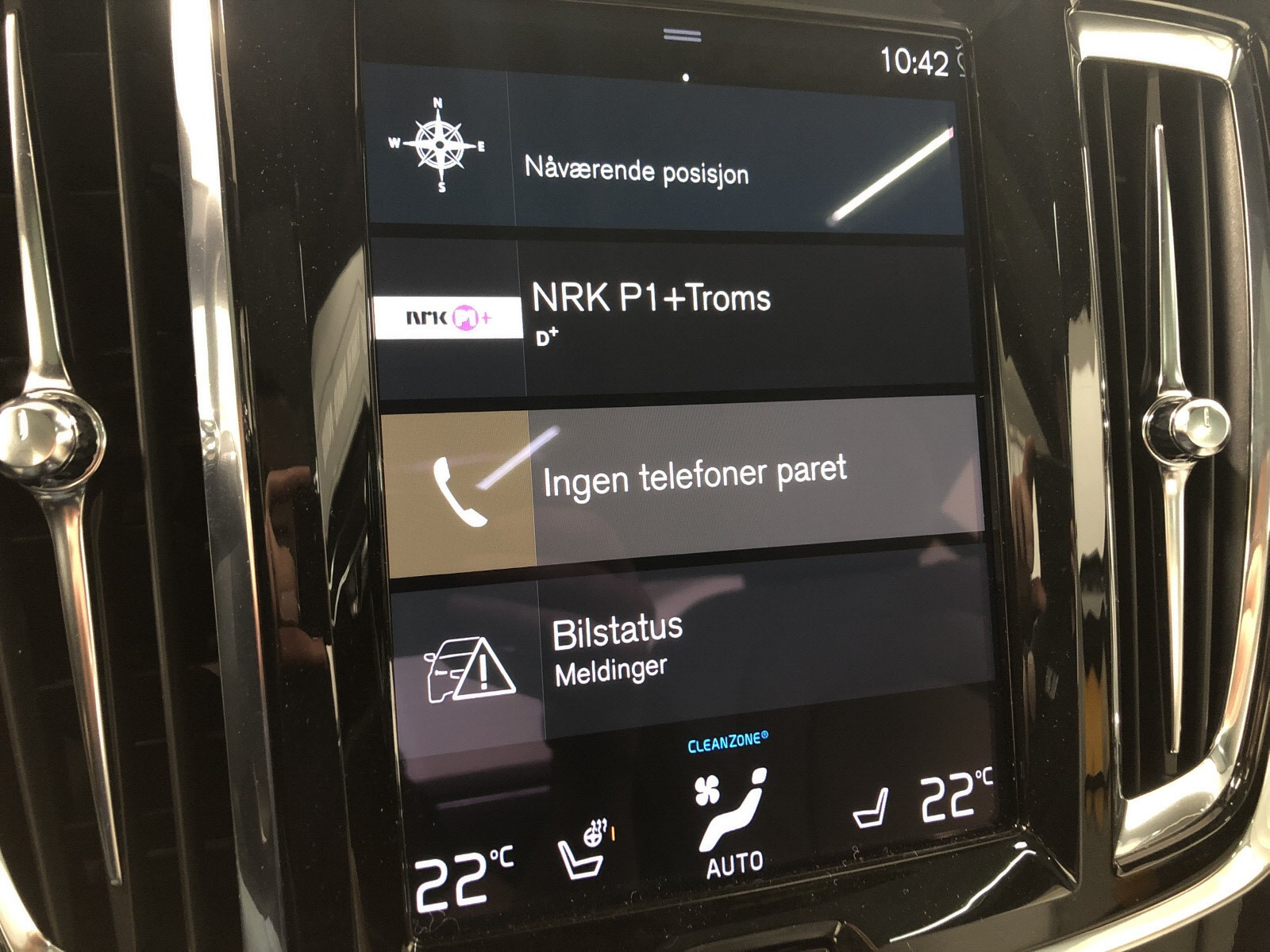 Stor brukervennlig touch skjerm