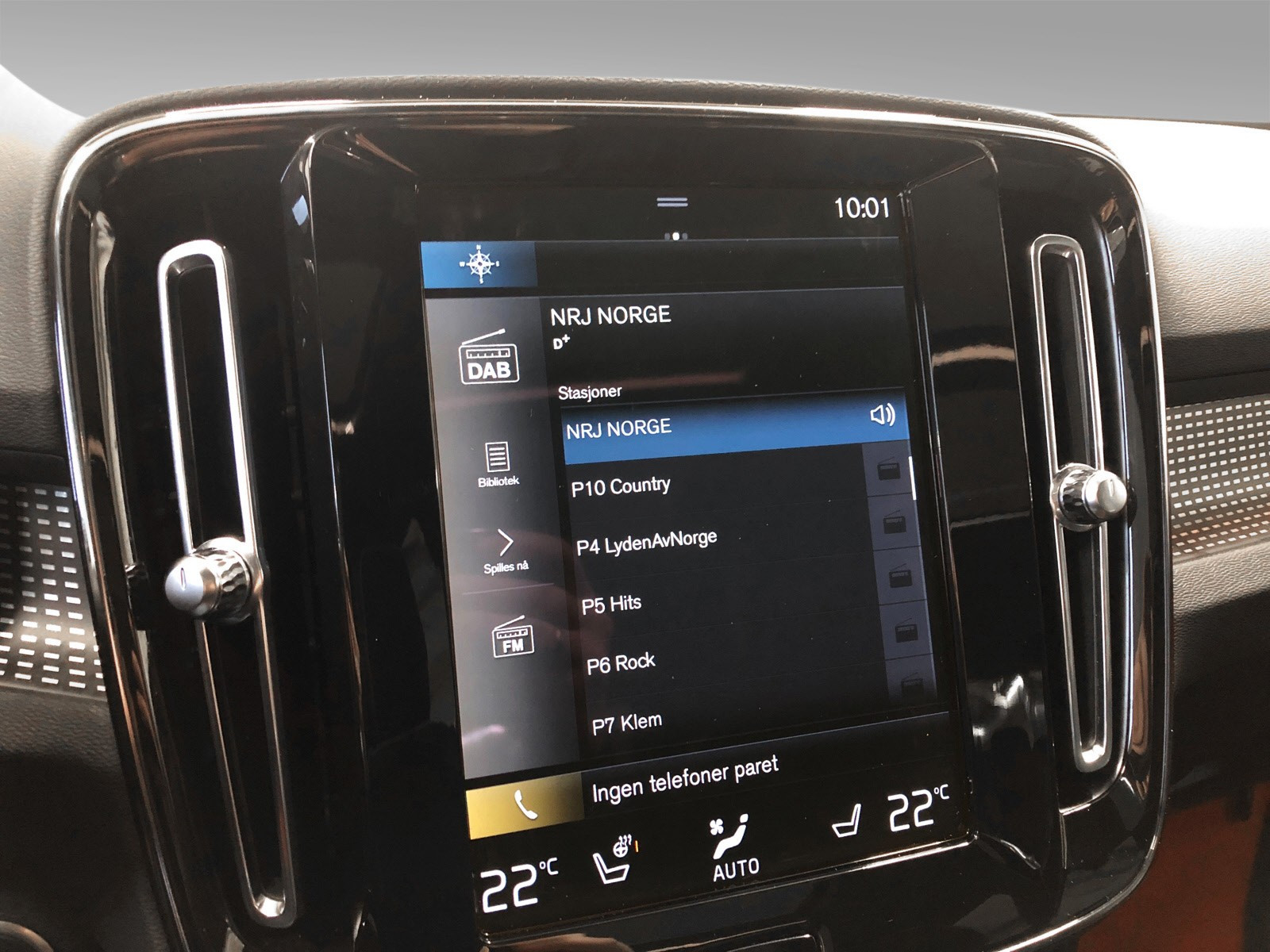 Orginalt montert Dab+ radio
