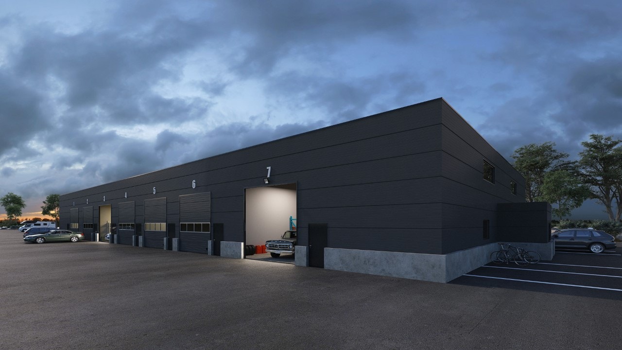 Lagerseksjoner med god beliggenhet mellom Moss og Vestby. Galleribilde