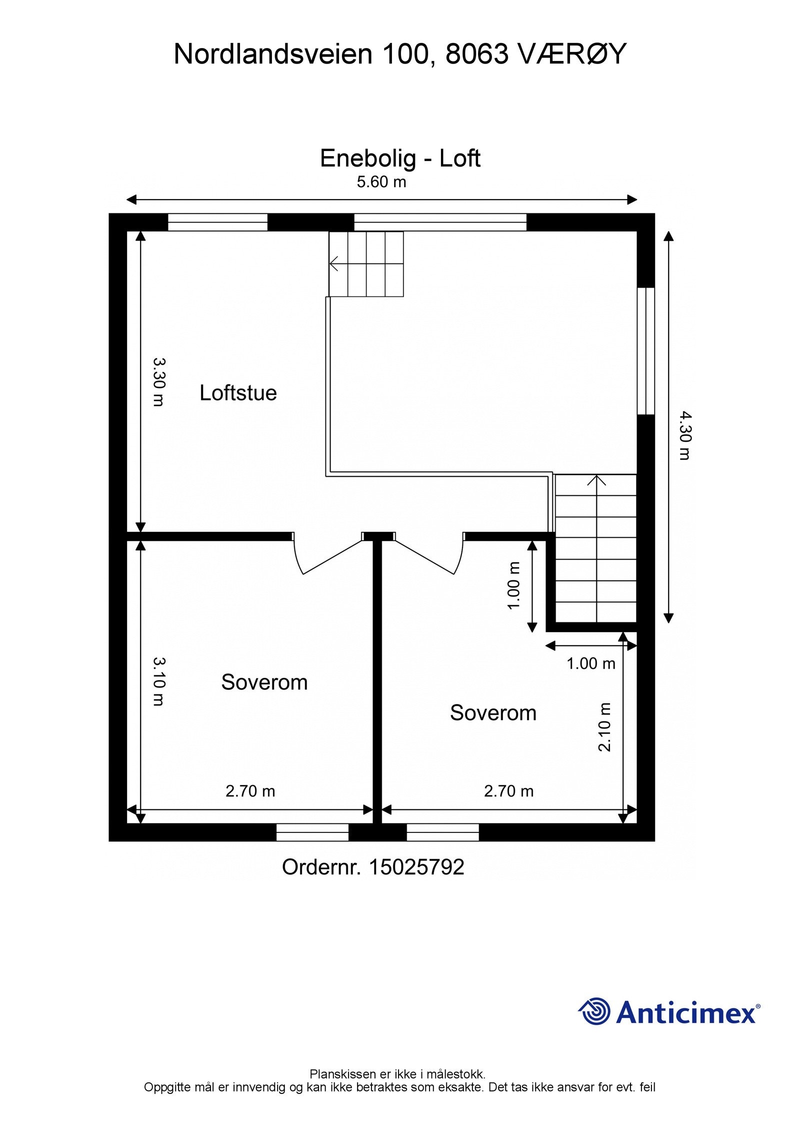 Planskisse 2. etasje. Galleribilde