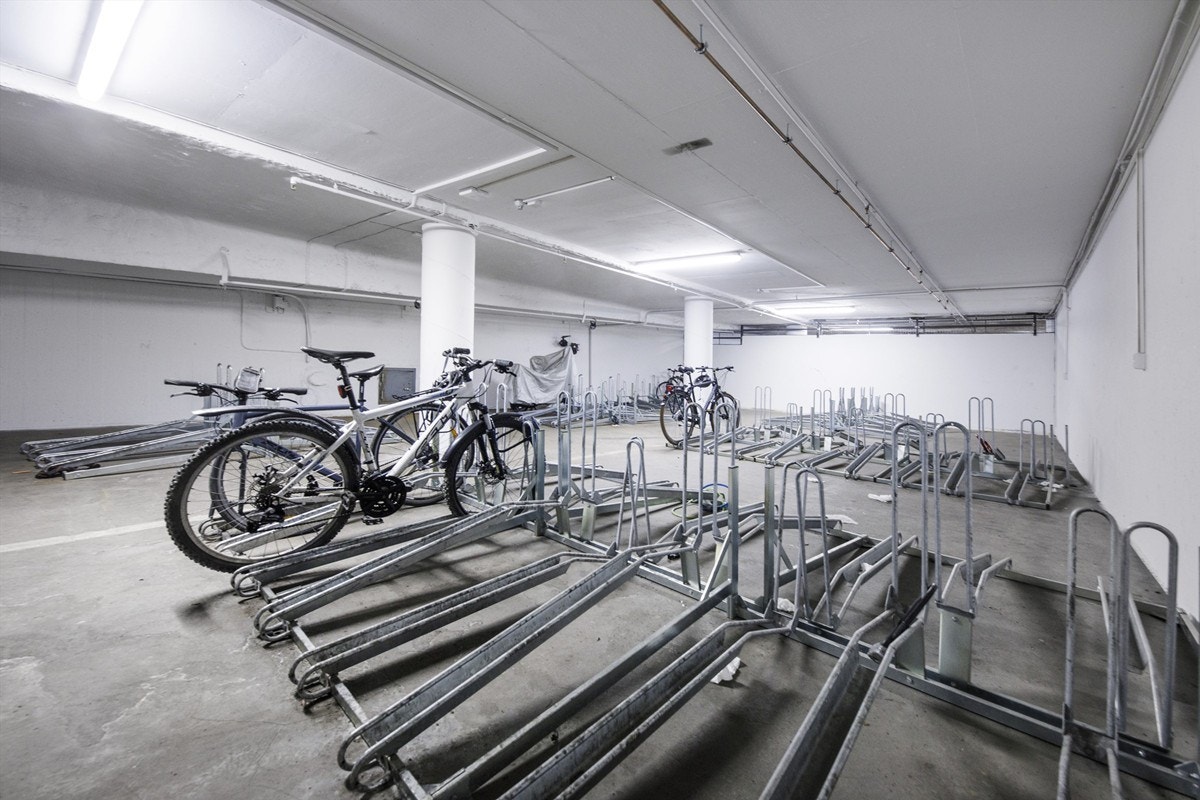 Sykkelparkering Galleribilde