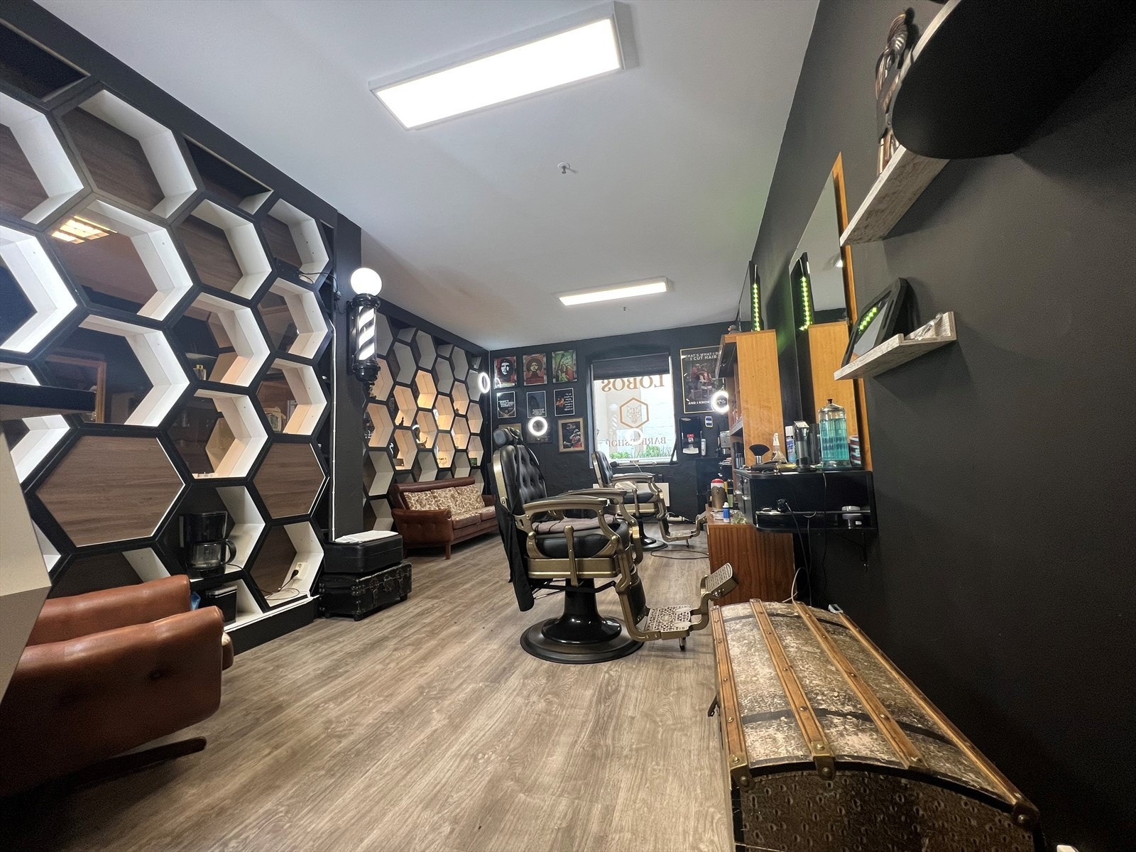 Interiør Barbershop Galleribilde