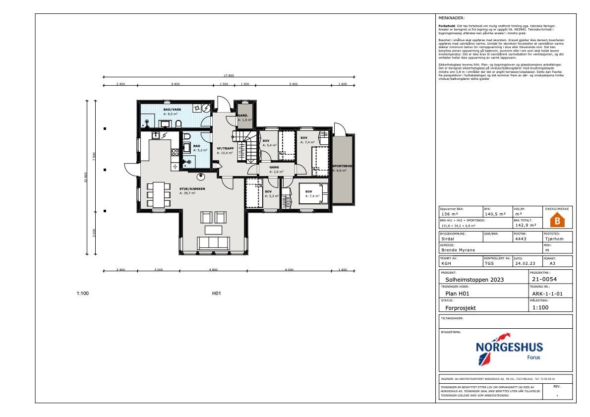 Hyttetype Solheimstoppen 1 etg. Galleribilde