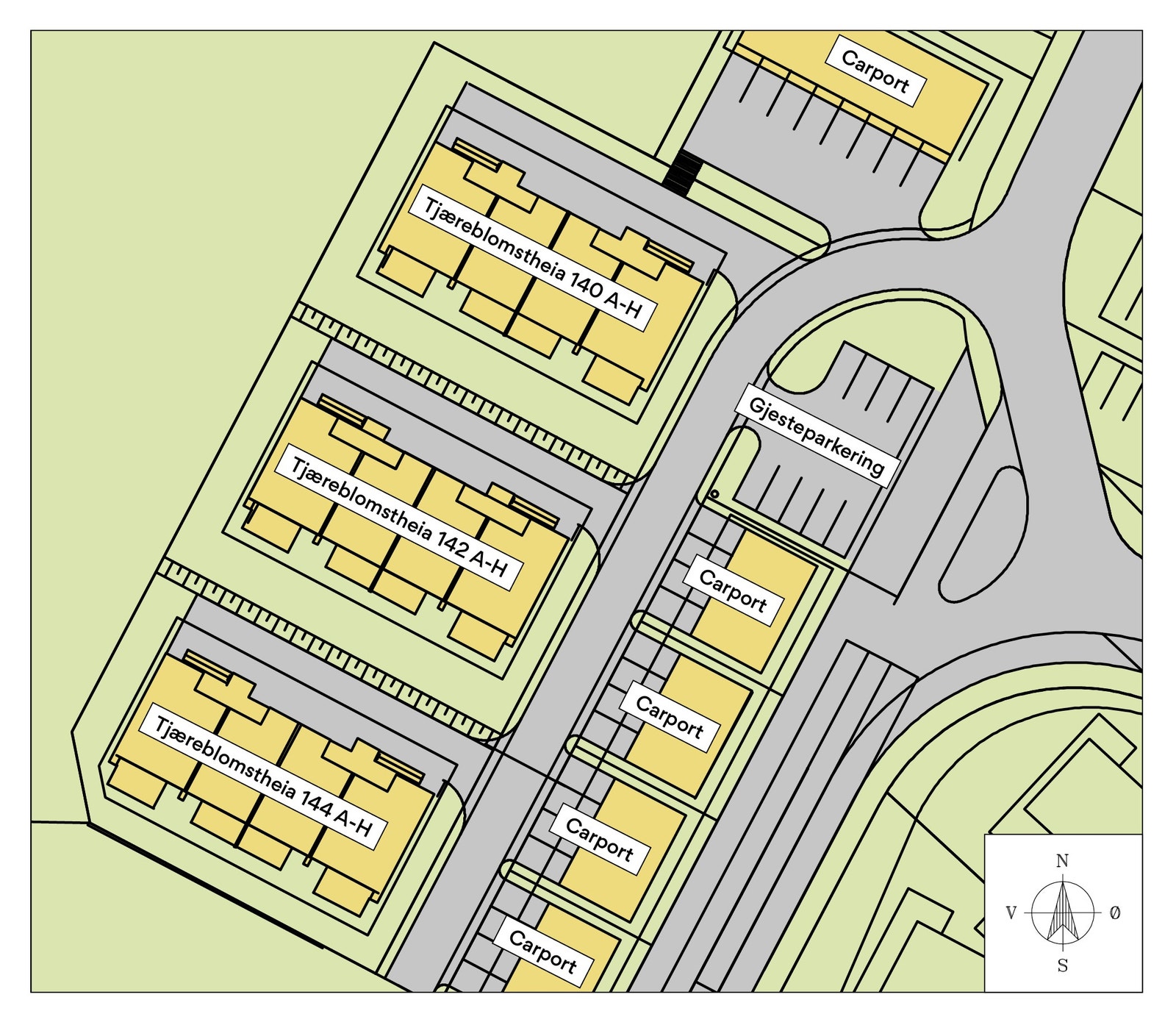 Oversikt bygg Galleribilde