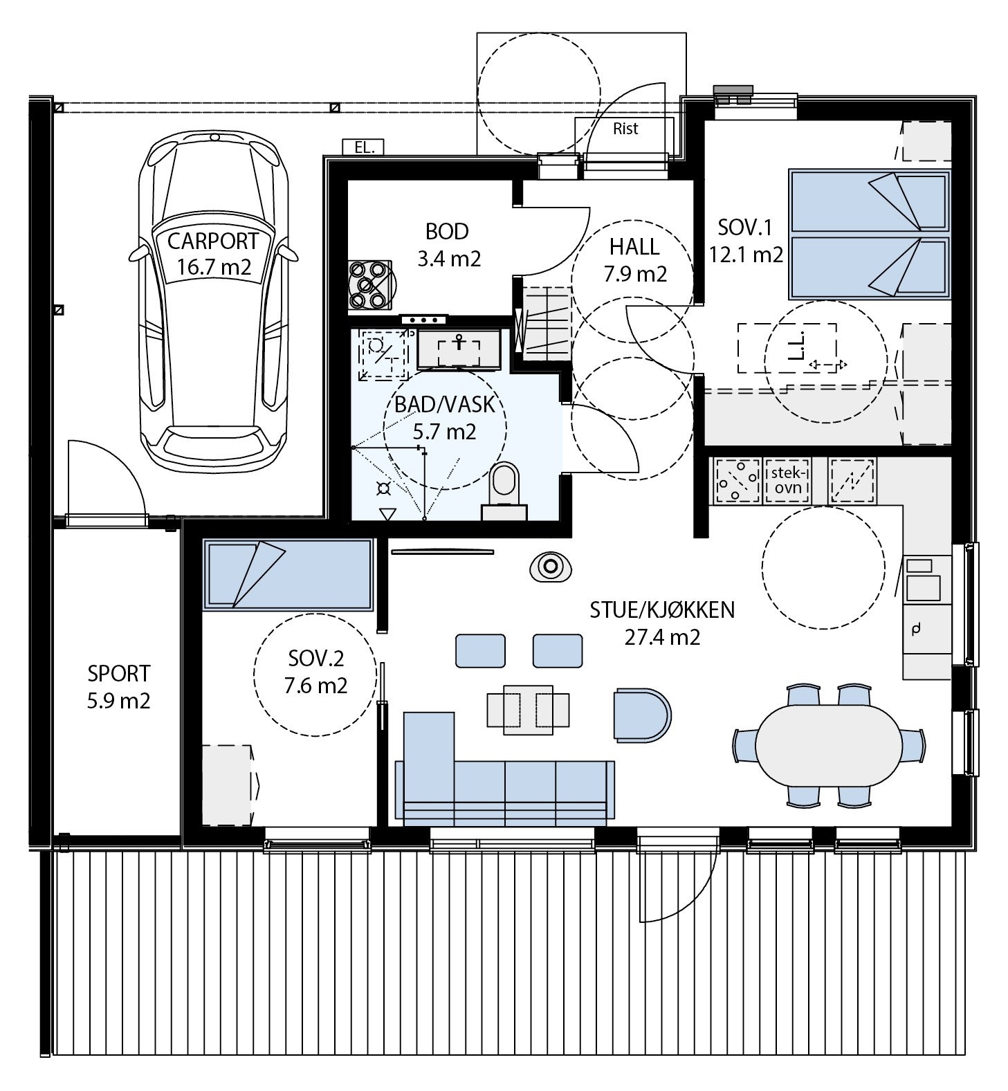 Bolig nr 1 Galleribilde