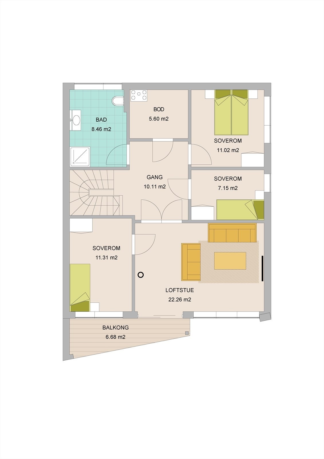 2. etasje Galleribilde