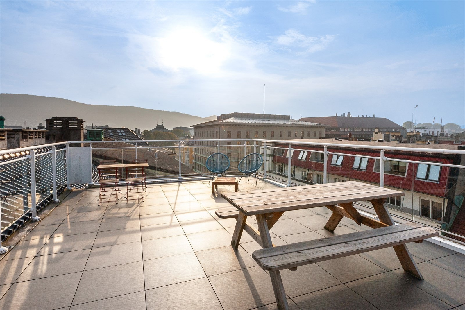 Felles tak terrasse Galleribilde