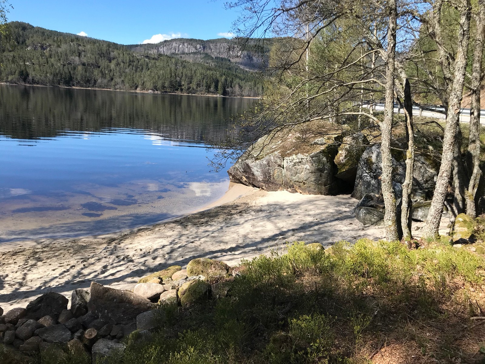Privat strand Galleribilde