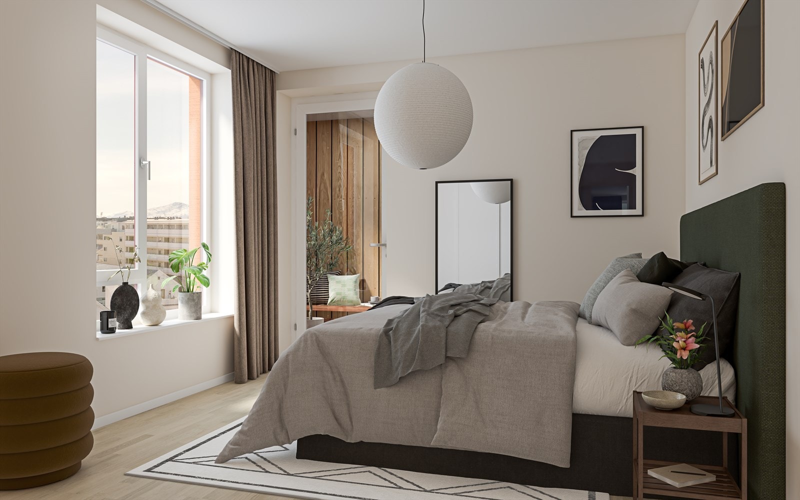 010_Lyse og flotte rom generelt gjør at du står fritt til å gjenspeile din egen personlighet i leiligheten!.jpg Galleribilde