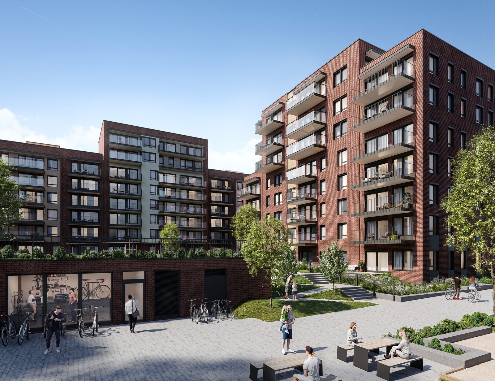 Tomten har flott beliggenhet på Løren, vestvendt og grønt på et høydedrag Galleribilde