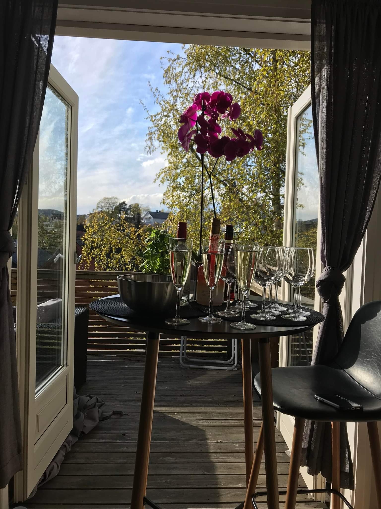 Utgang stor terrasse Galleribilde