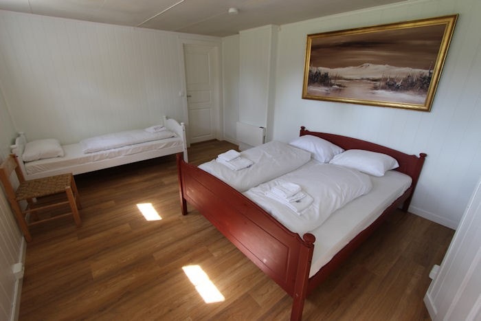 Interiør fra motellet. Galleribilde