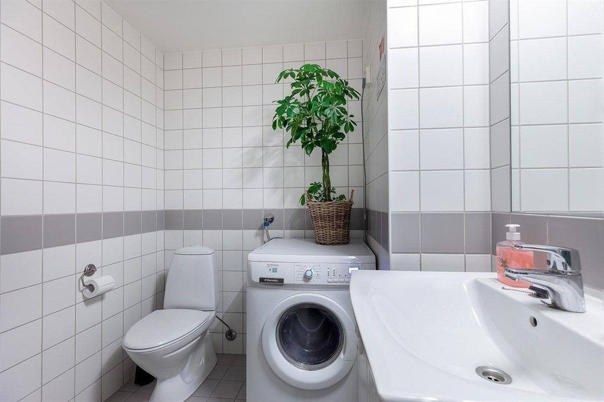 Med vaskemaskin Galleribilde