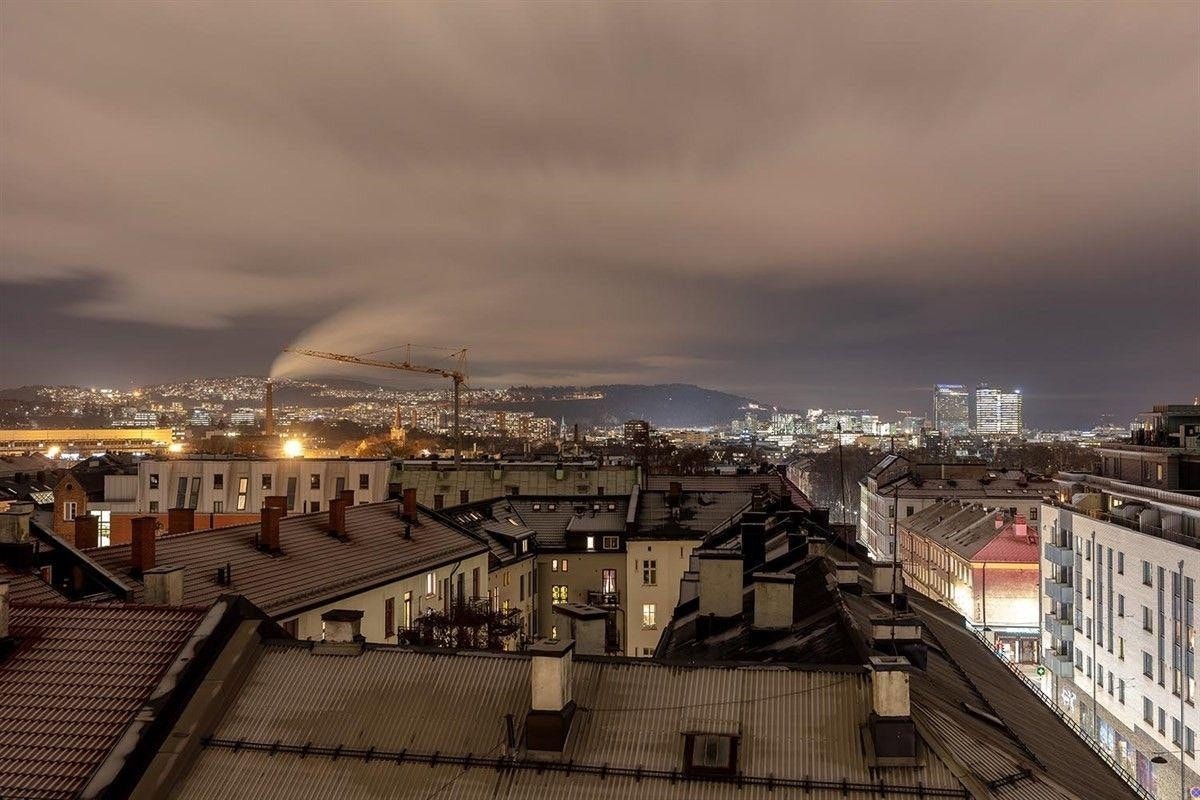 Utsikt by night Galleribilde