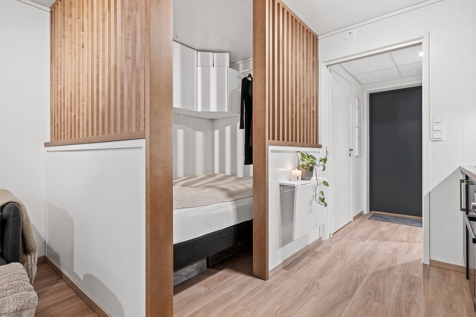Fin sovealkove med god plass til ei 150 seng (mulig å få inn 180 seng). Galleribilde
