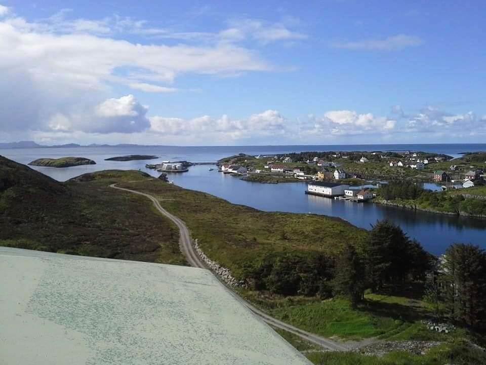 Utsikt fra Gjørøykletten mot tomten Galleribilde