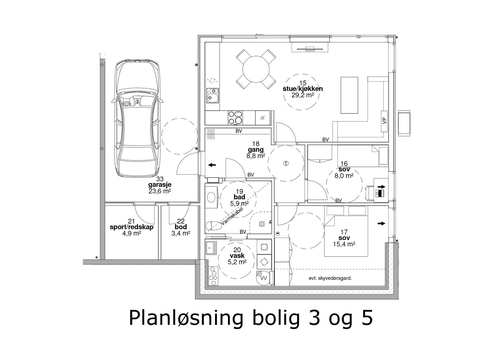 Plantegning Galleribilde