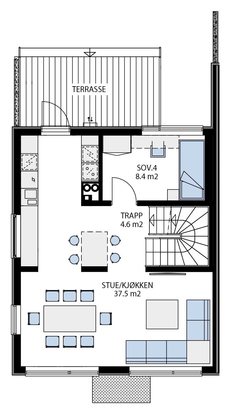 Plan 1 - nr. 30 i hus 5 Galleribilde