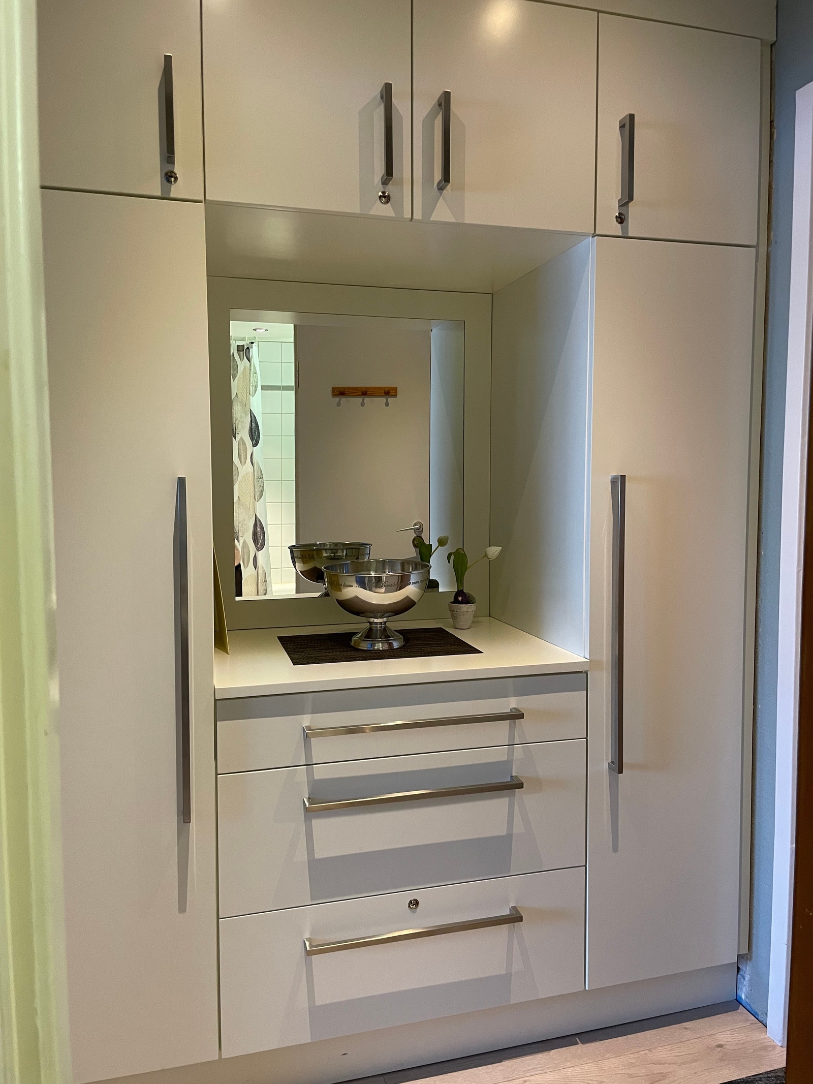 Romslig garderobe Galleribilde